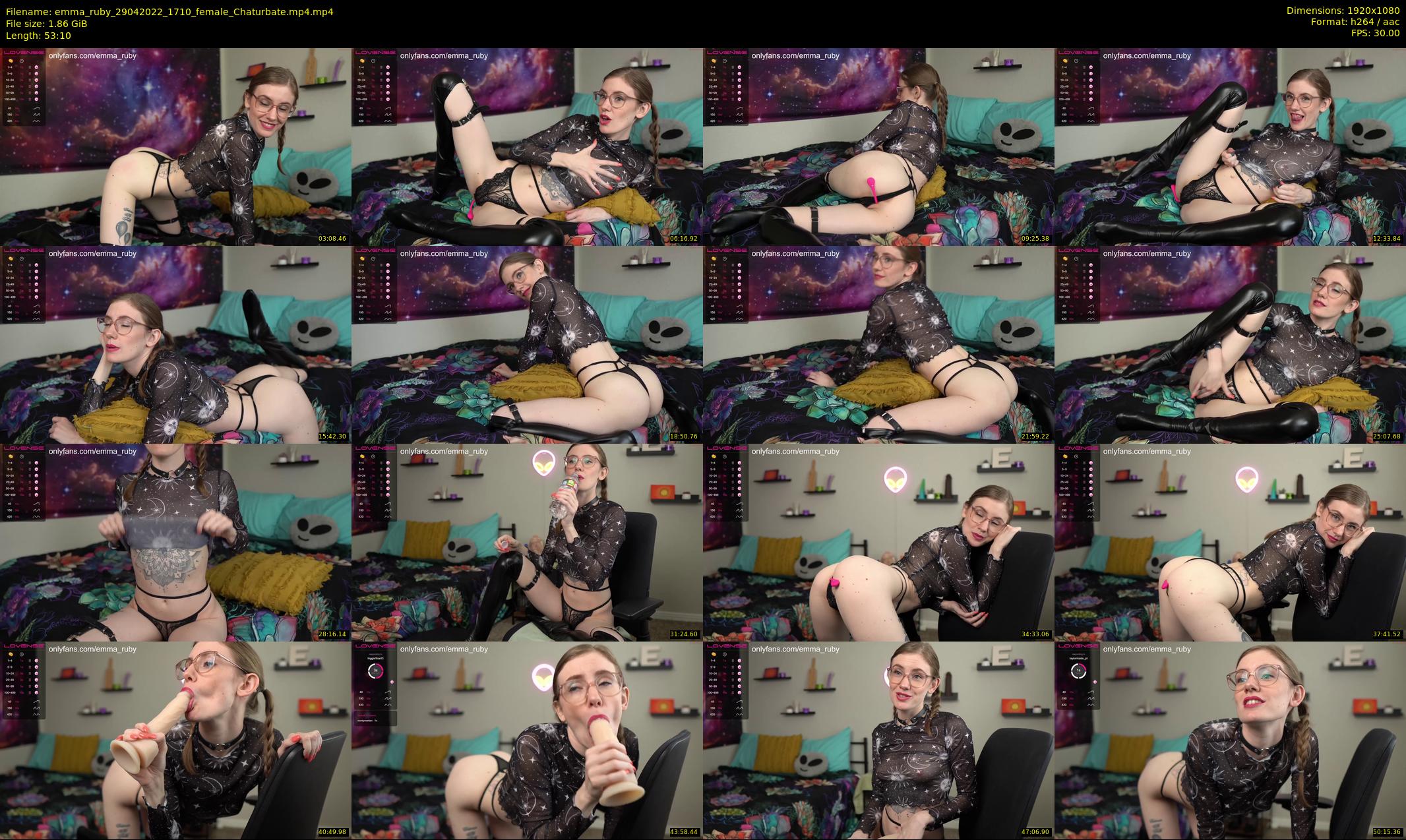 emma_ruby — 54 minute Chaturbate female cam show recording, 1080p, Apr 29, 2022
