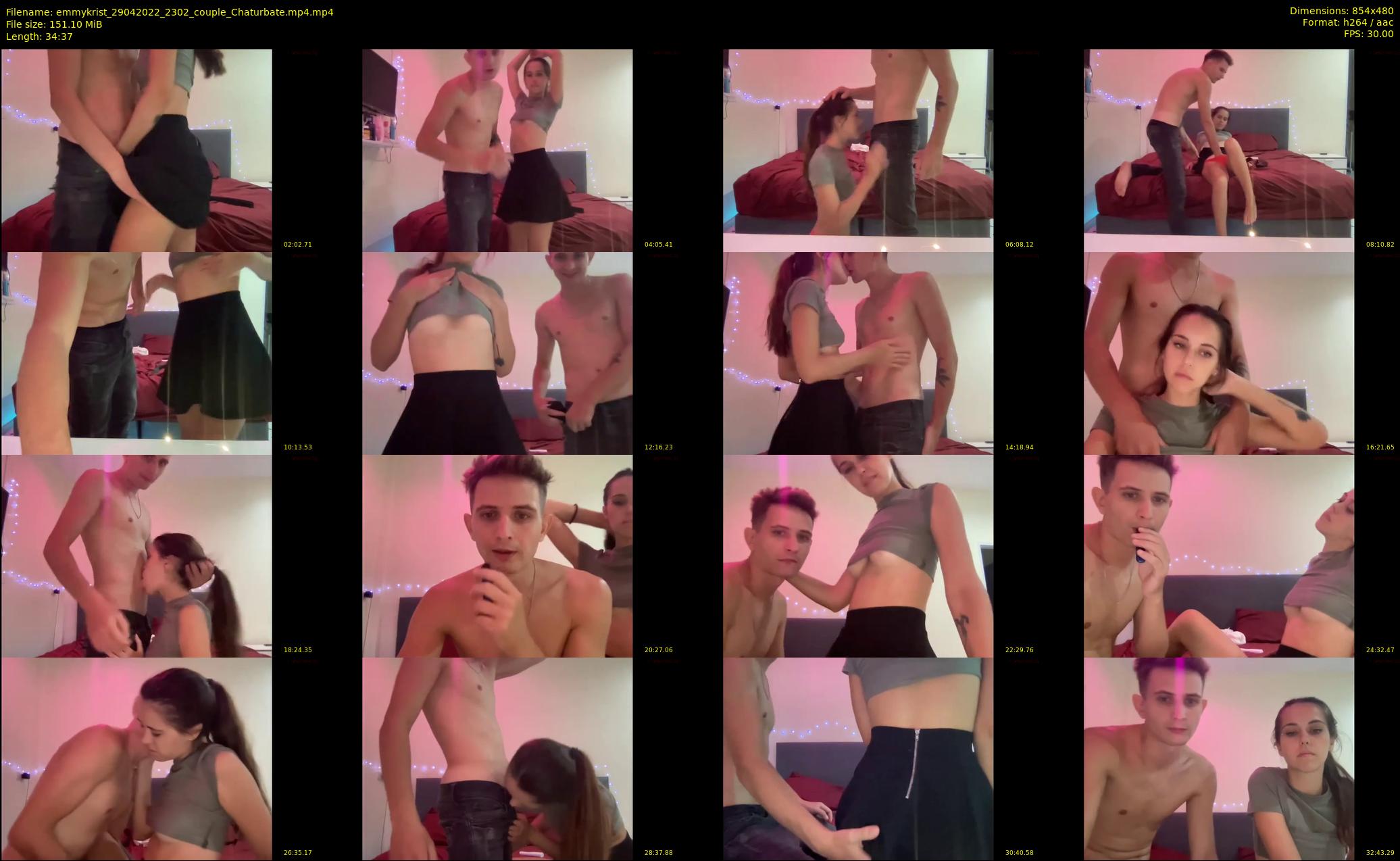 emmykrist — 35 minute Chaturbate couple cam show recording, 480p, Apr 29, 2022