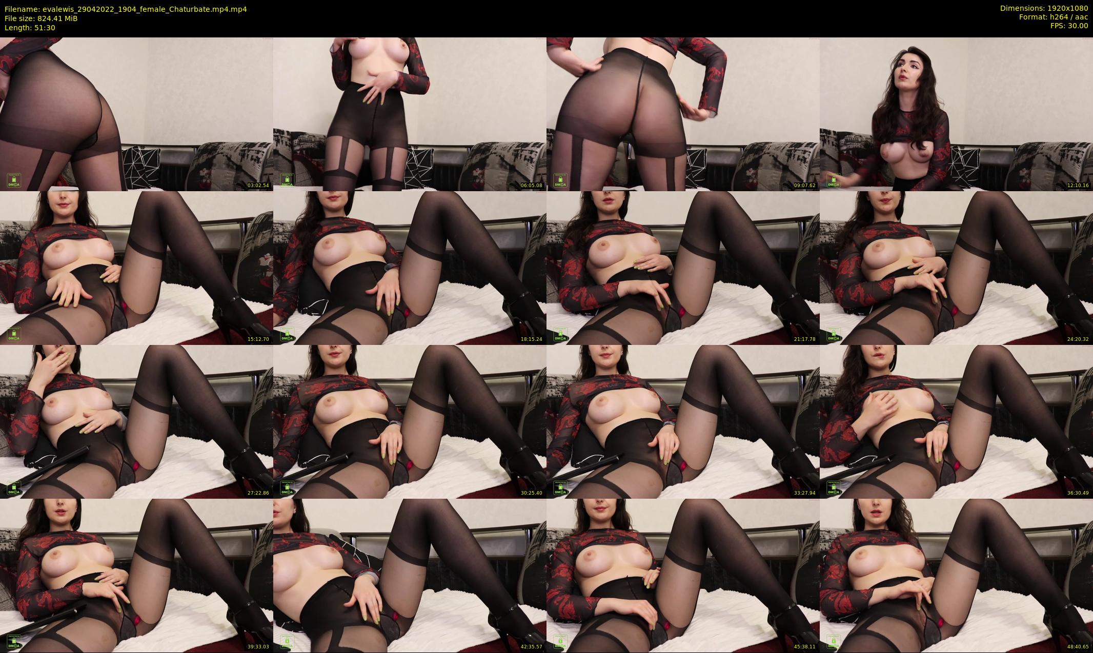 evalewis — 52 minute Chaturbate female cam show recording, 1080p, Apr 29, 2022