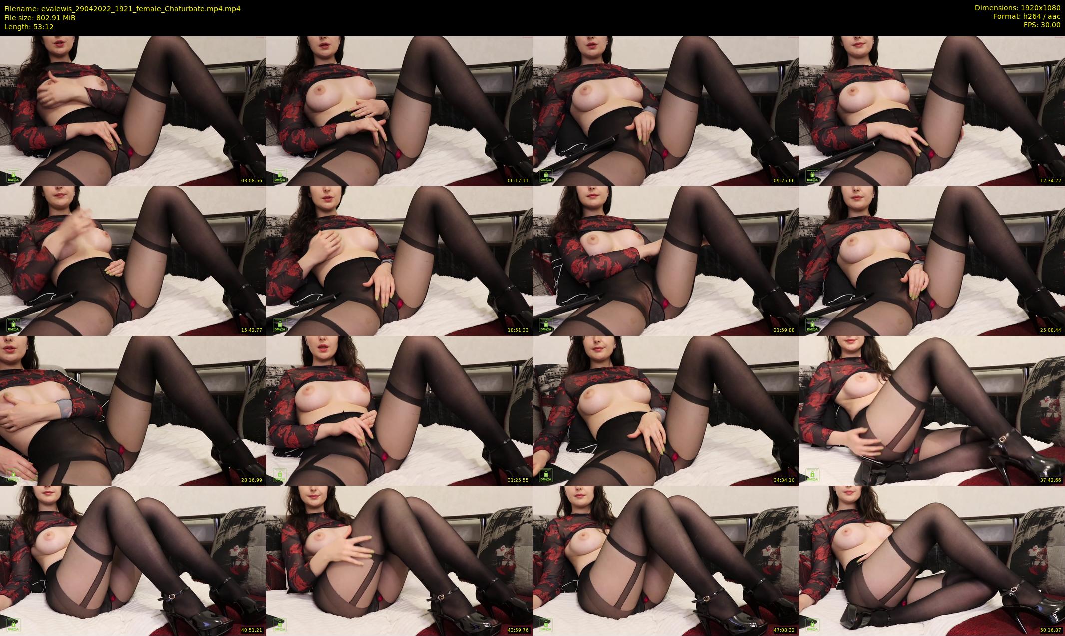 evalewis — 54 minute Chaturbate female cam show recording, 1080p, Apr 29, 2022