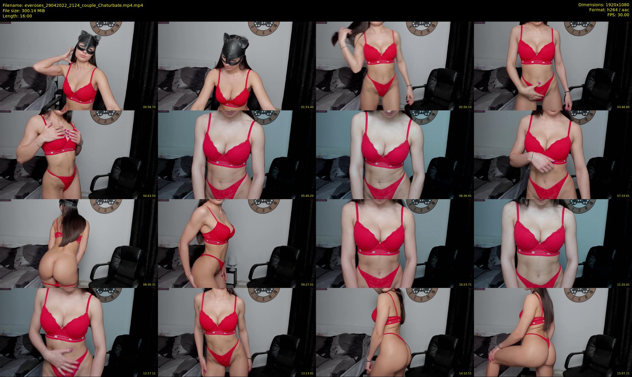 everoses — 16 minute Chaturbate couple cam show recording, 1080p, Apr 29, 2022