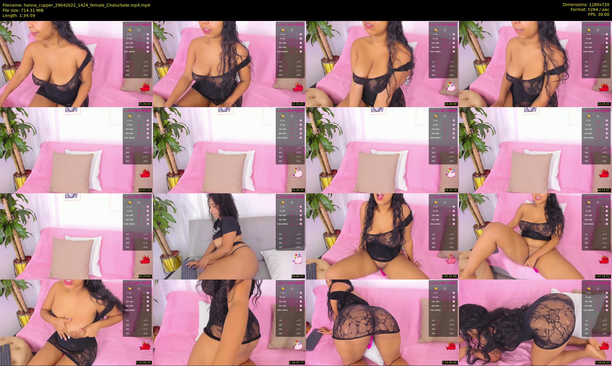 hanna_cupper — 95 minute Chaturbate female cam show recording, 720p, Apr 29, 2022