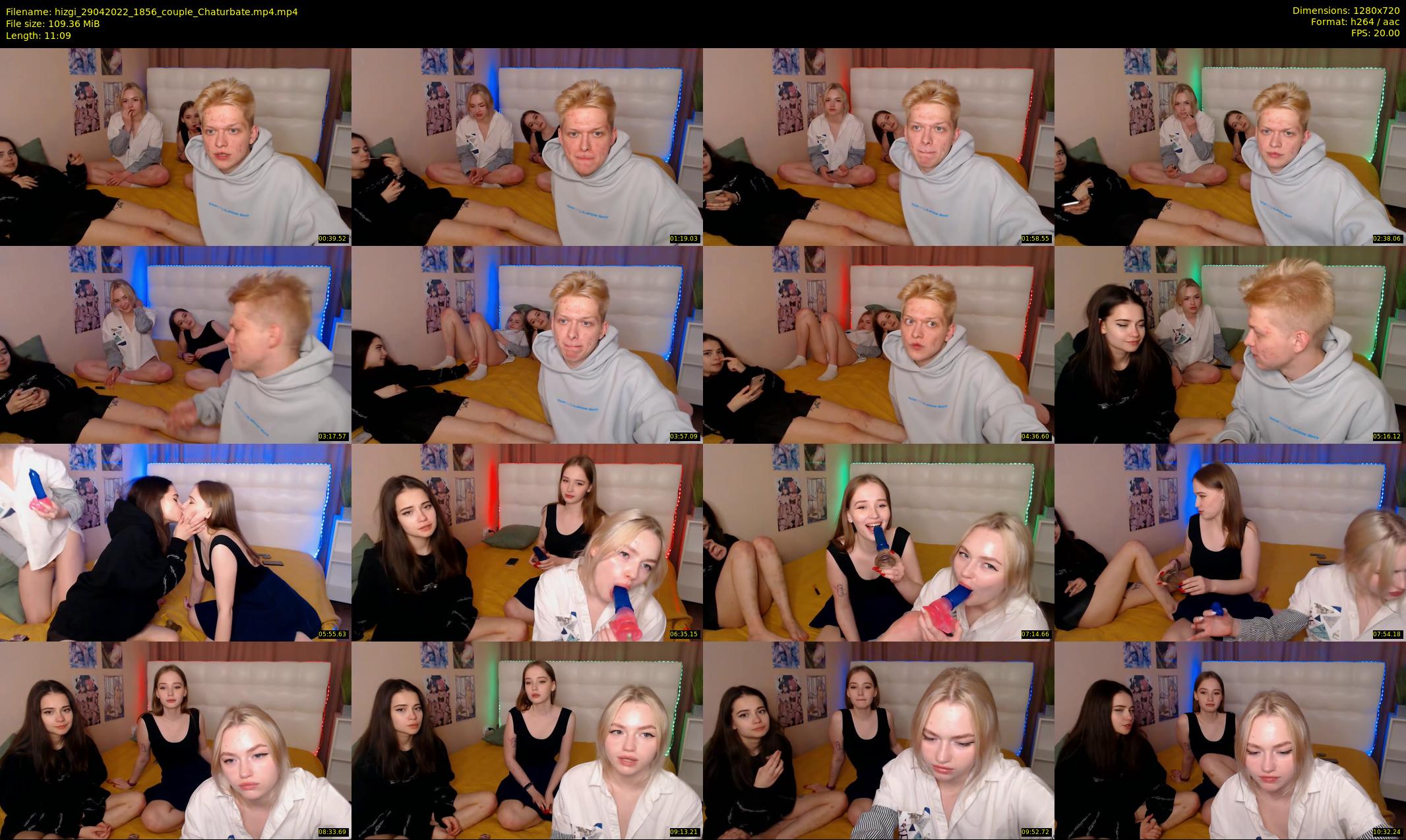 hizgi — 12 minute Chaturbate couple cam show recording, 720p, Apr 29, 2022
