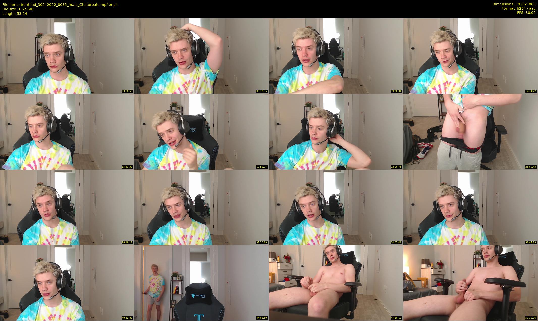 ironthud — 54 minute Chaturbate male cam show recording, 1080p, Apr 30, 2022