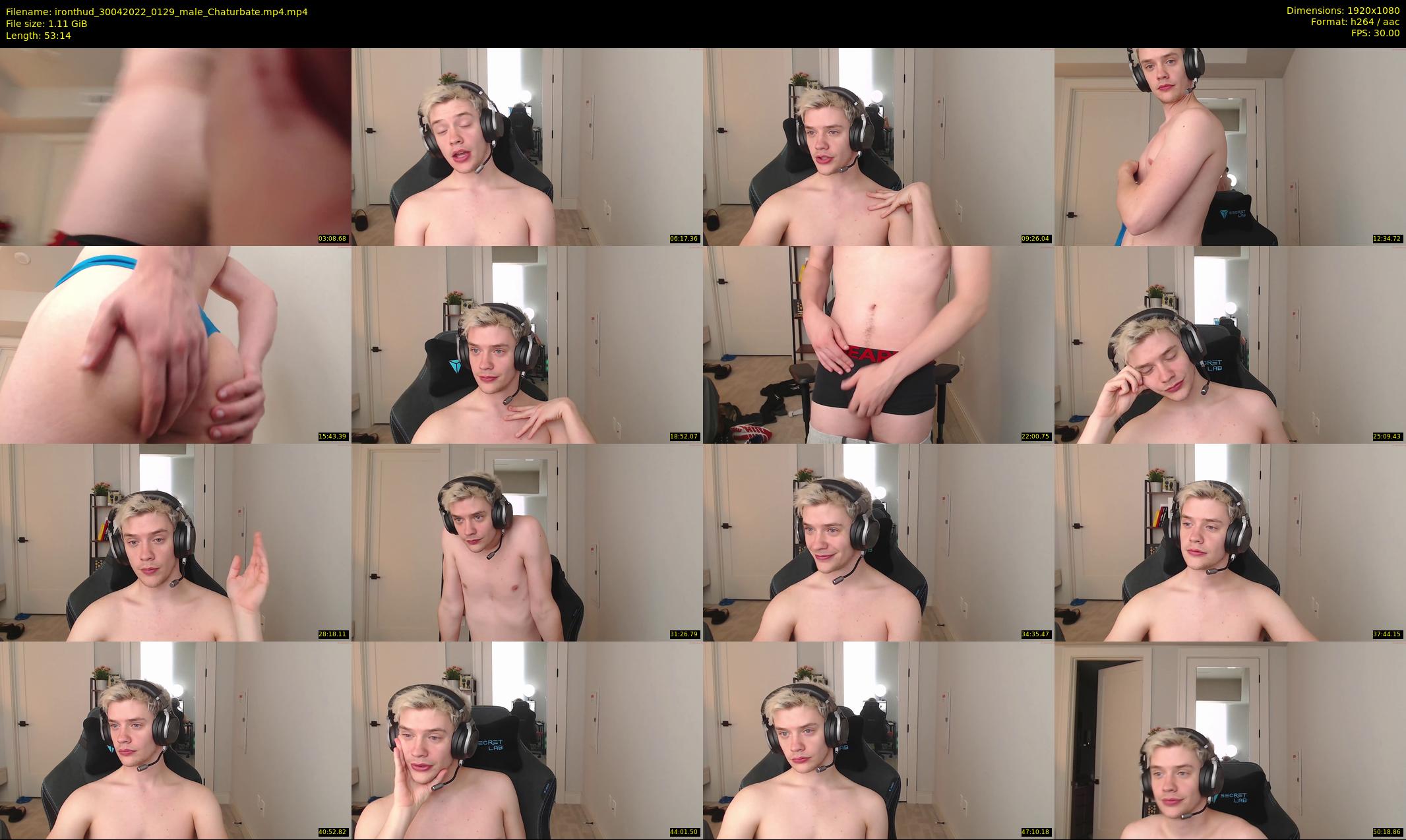 ironthud — 54 minute Chaturbate male cam show recording, 1080p, Apr 30, 2022