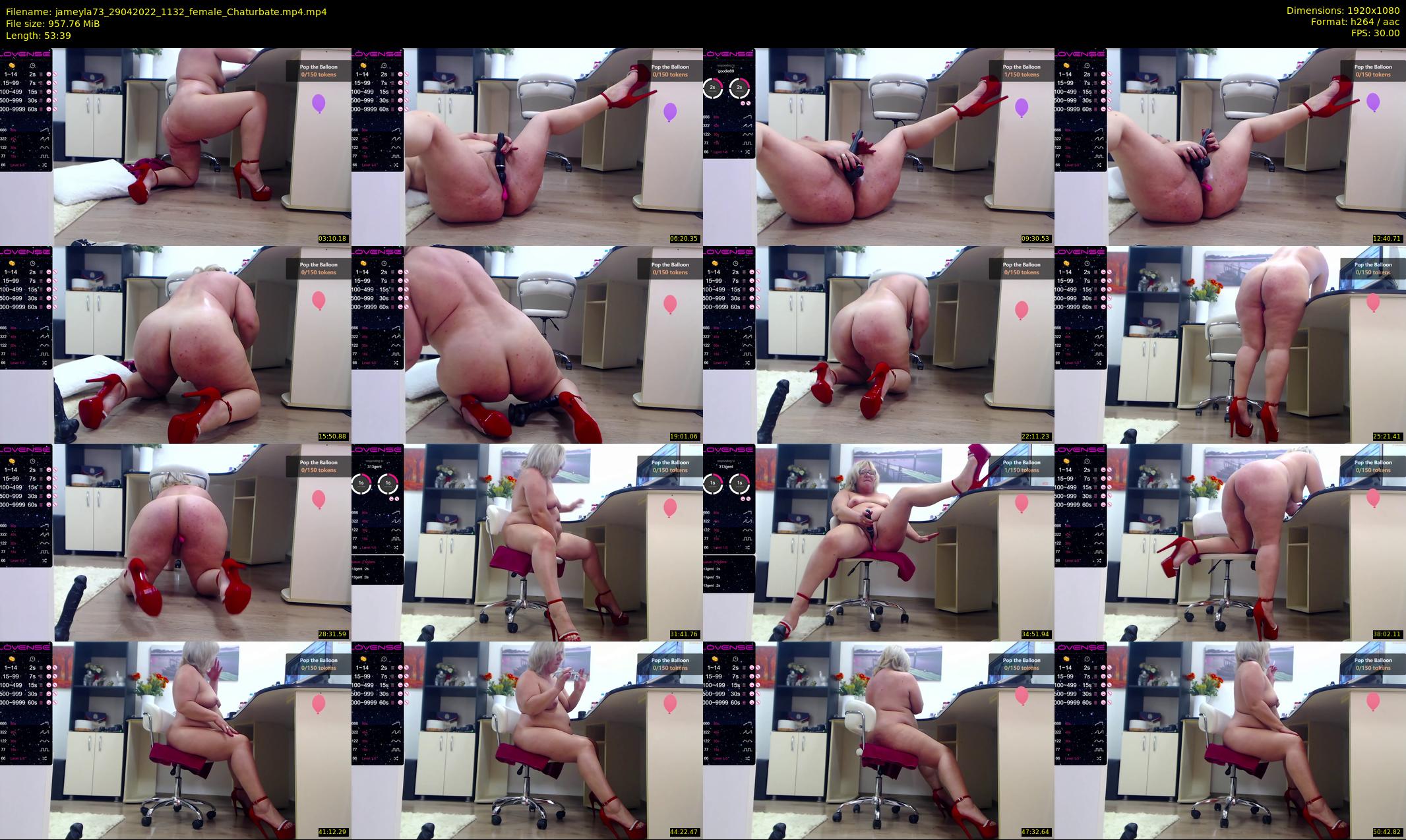 jameyla73 — 54 minute Chaturbate female cam show recording, 1080p, Apr 29, 2022