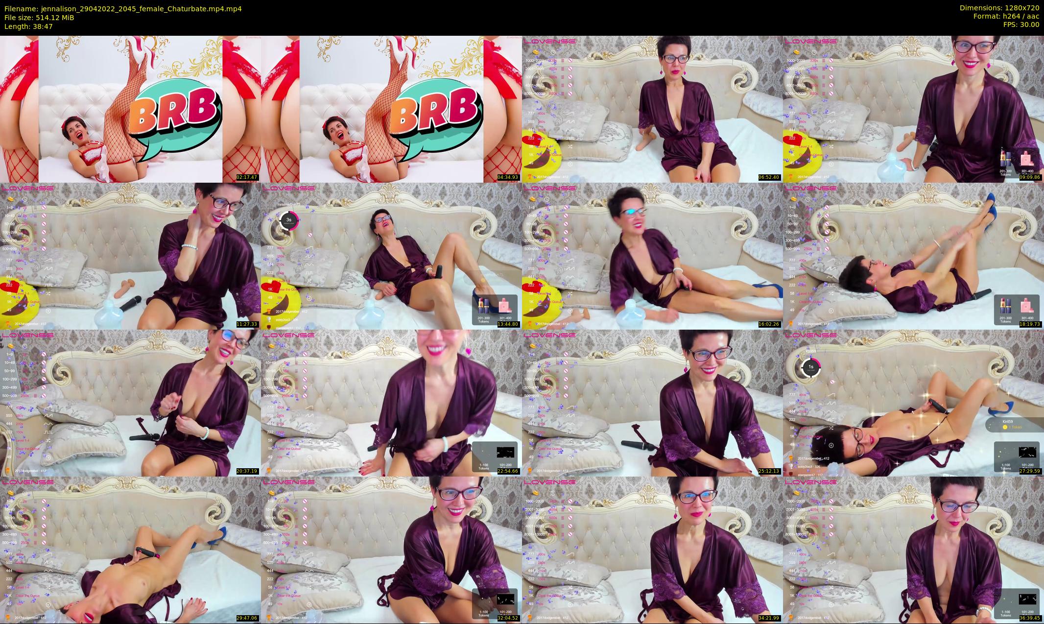 jennalison — 39 minute Chaturbate female cam show recording, 720p, Apr 29, 2022