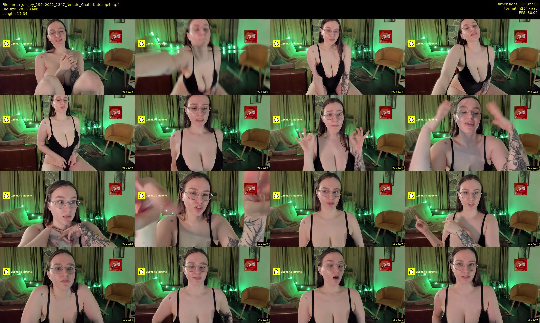 joliejoy — 18 minute Chaturbate female cam show recording, 720p, Apr 29, 2022
