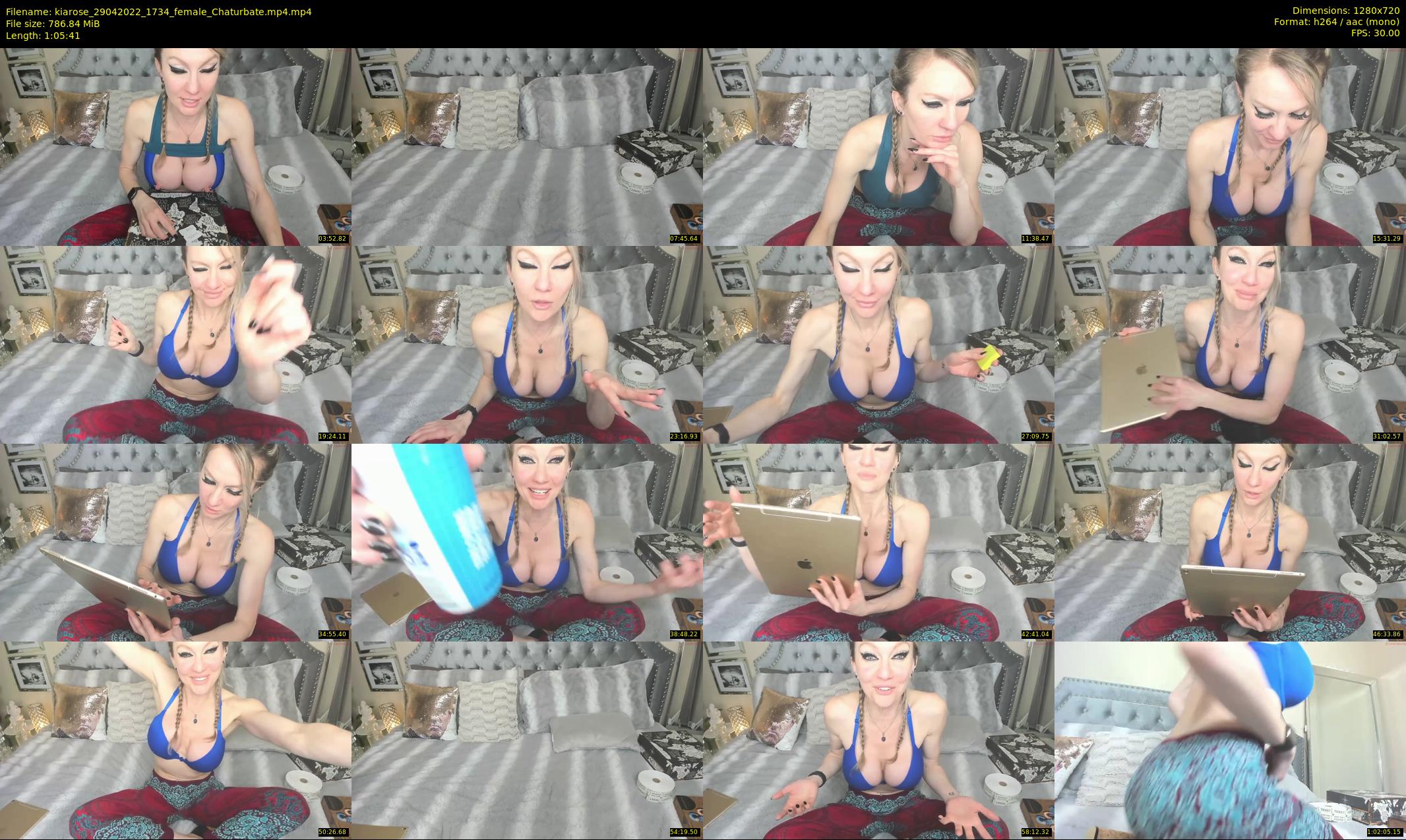kiarose — 66 minute Chaturbate female cam show recording, 720p, Apr 29, 2022
