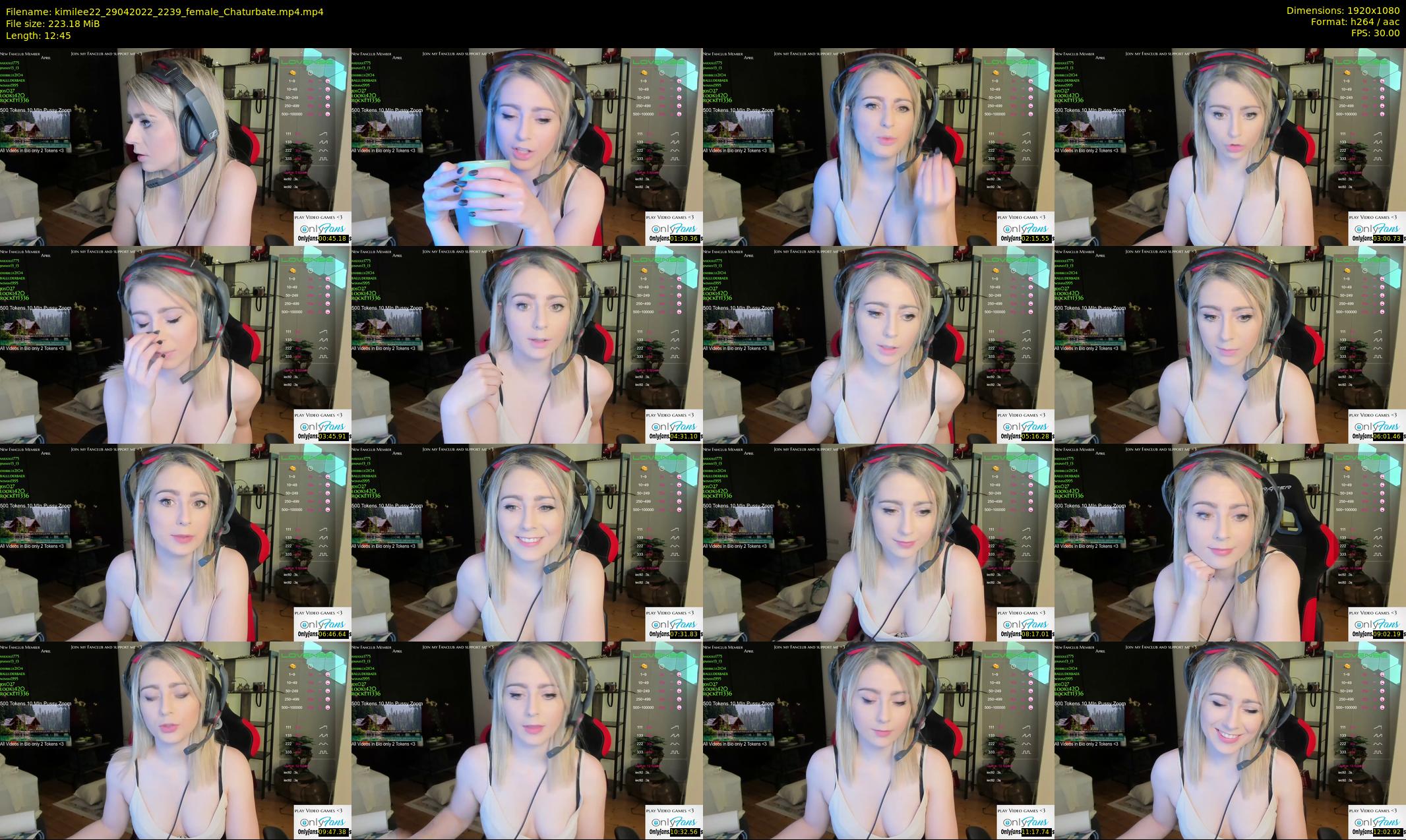 kimilee22 — 13 minute Chaturbate female cam show recording, 1080p, Apr 29, 2022