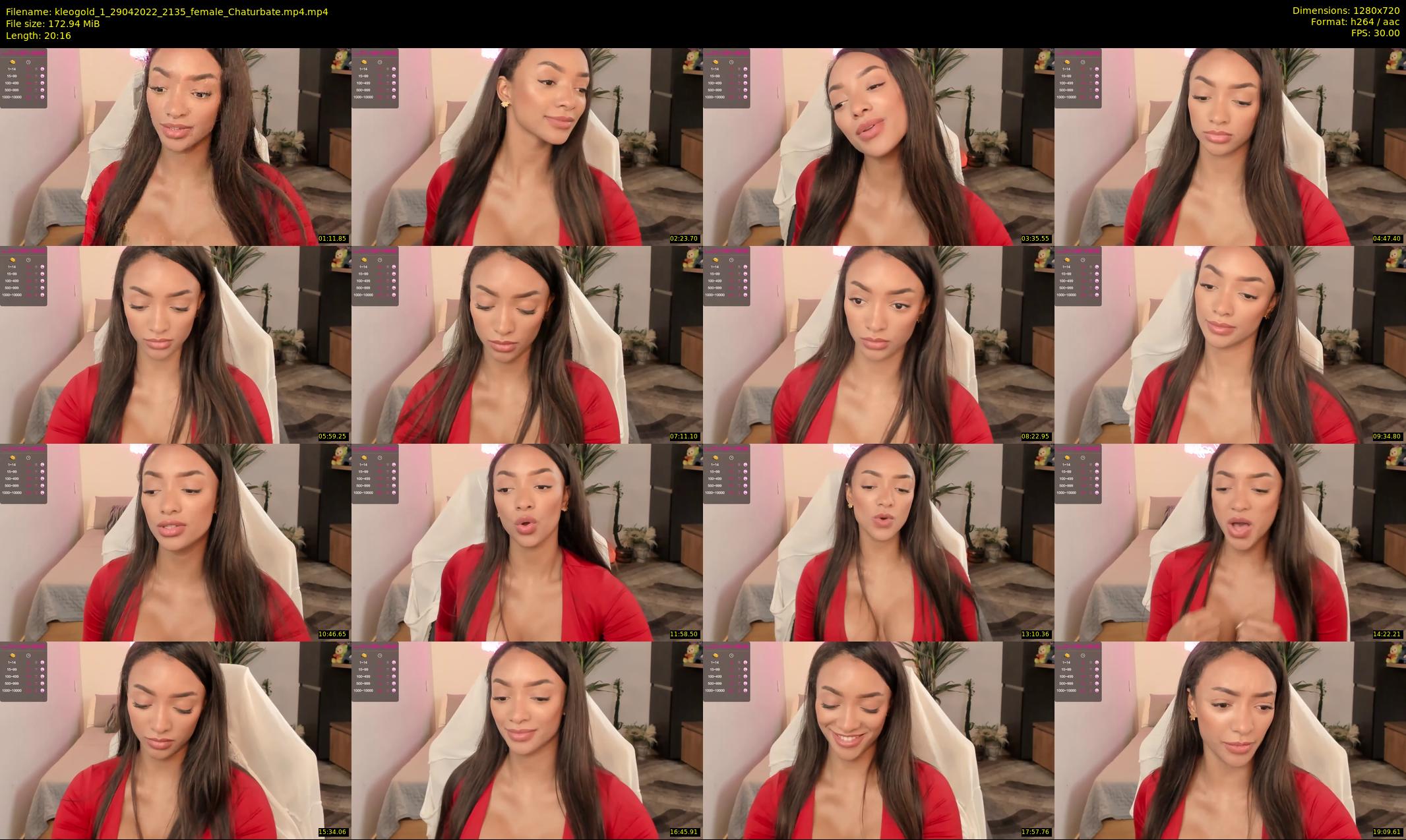 kleogold_1 — 21 minute Chaturbate female cam show recording, 720p, Apr 29, 2022