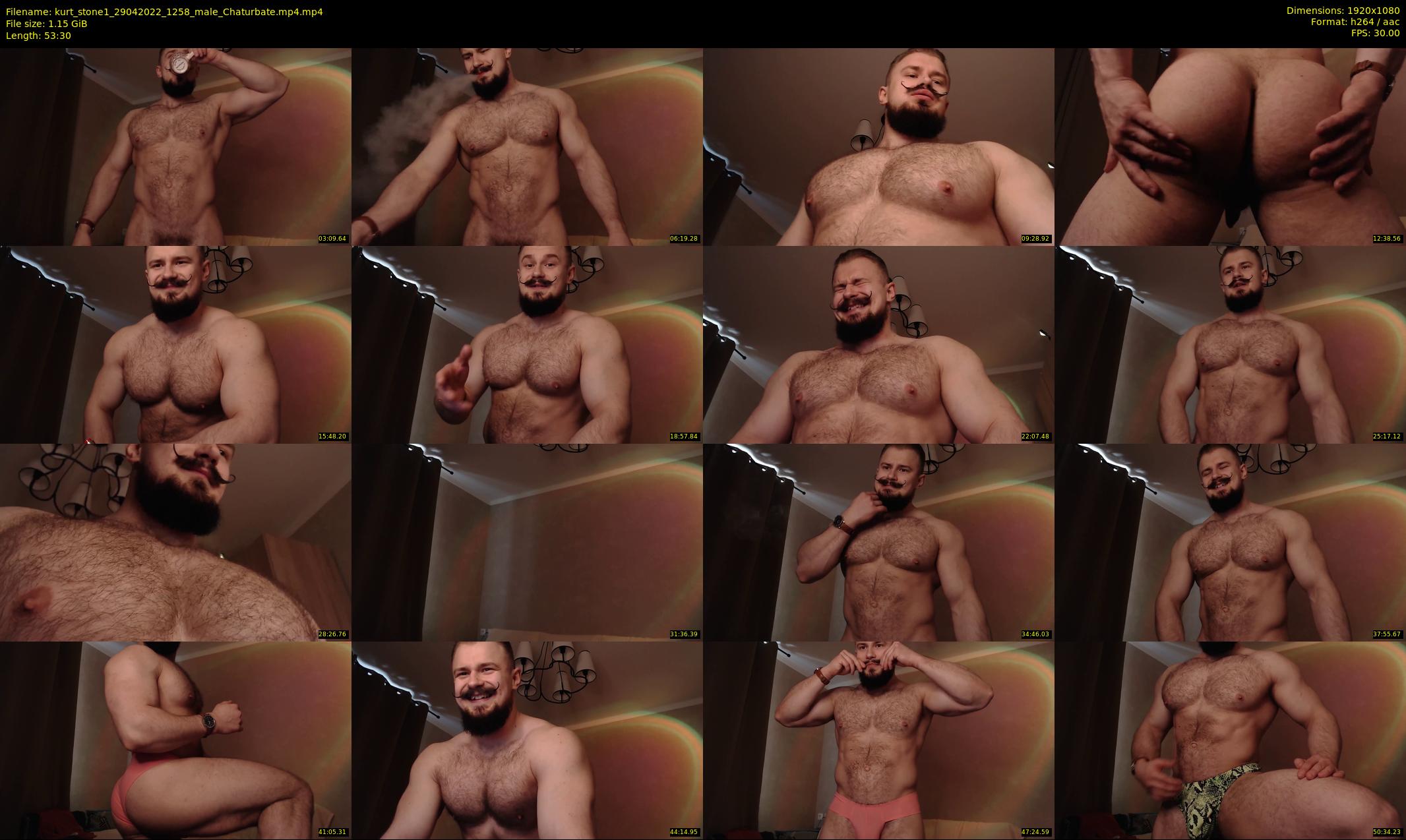 kurt_stone1 — 54 minute Chaturbate male cam show recording, 1080p, Apr 29, 2022