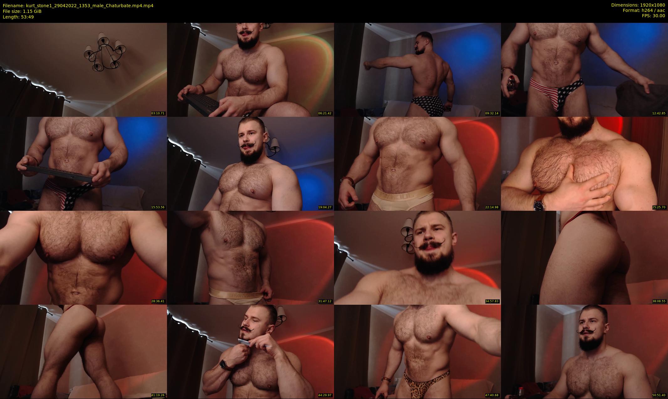 kurt_stone1 — 54 minute Chaturbate male cam show recording, 1080p, Apr 29, 2022