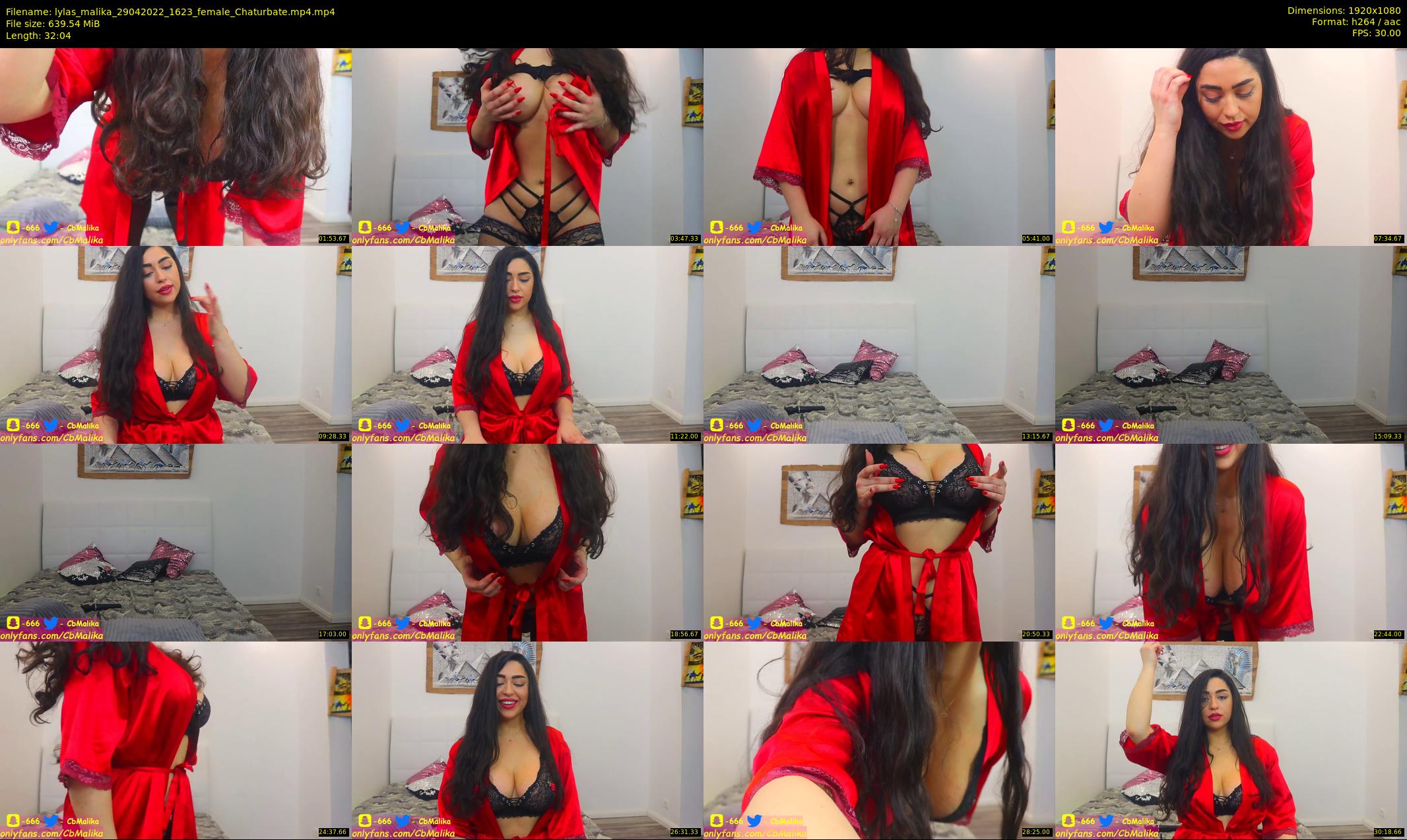 lylas_malika — 33 minute Chaturbate female cam show recording, 1080p, Apr 29, 2022