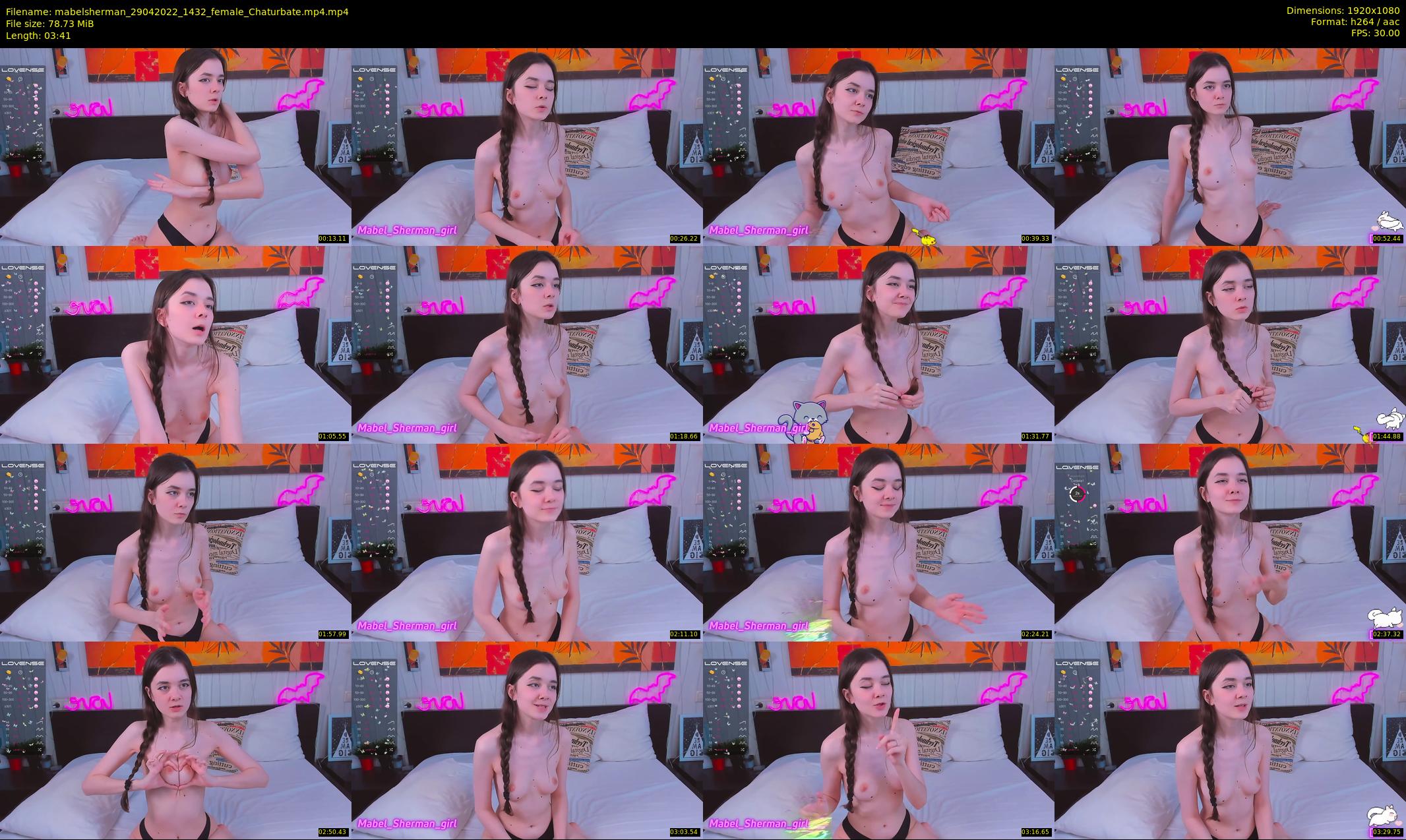 mabelsherman — 4 minute Chaturbate couple cam show recording, 1080p, Apr 29, 2022
