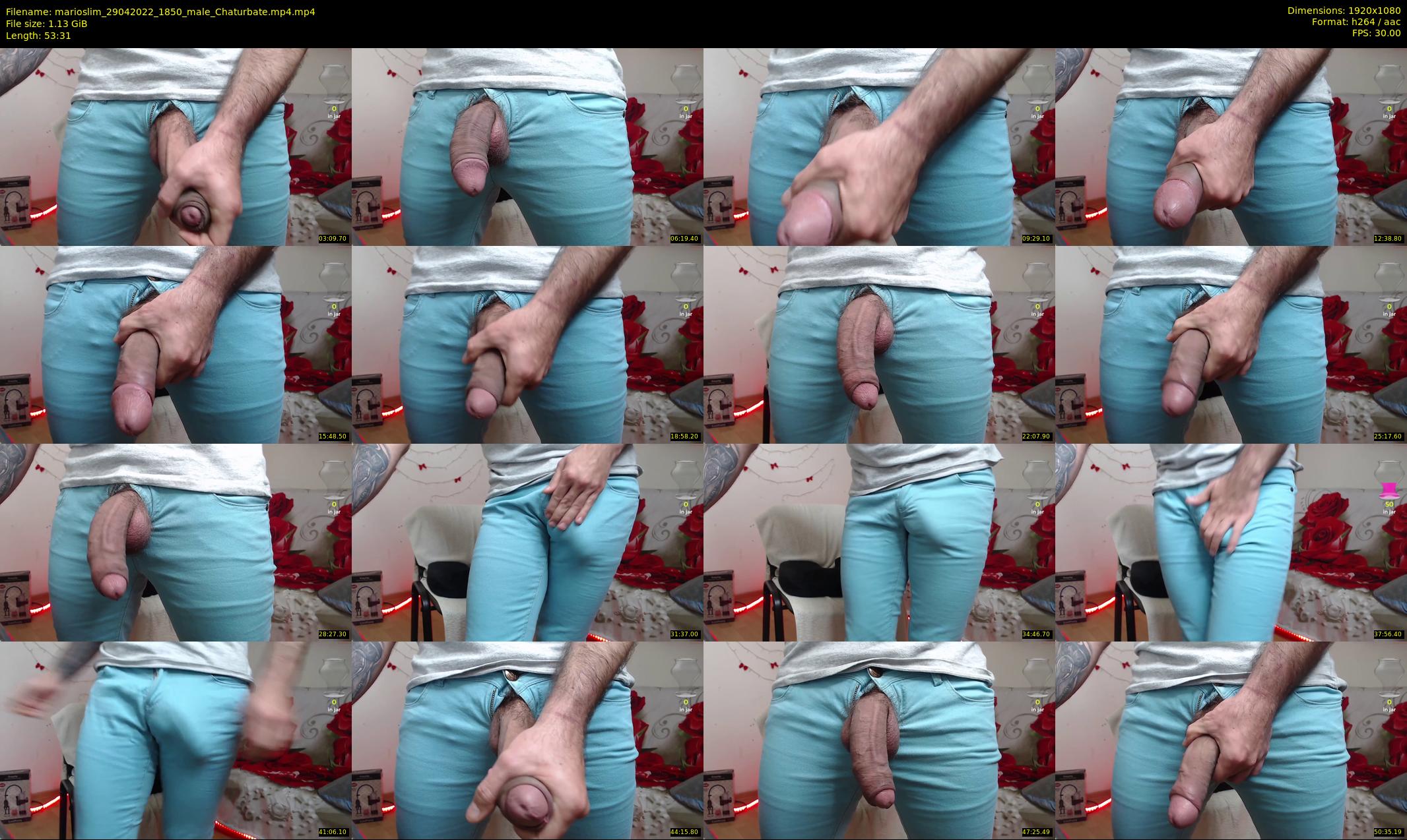 marioslim — 54 minute Chaturbate male cam show recording, 1080p, Apr 29, 2022