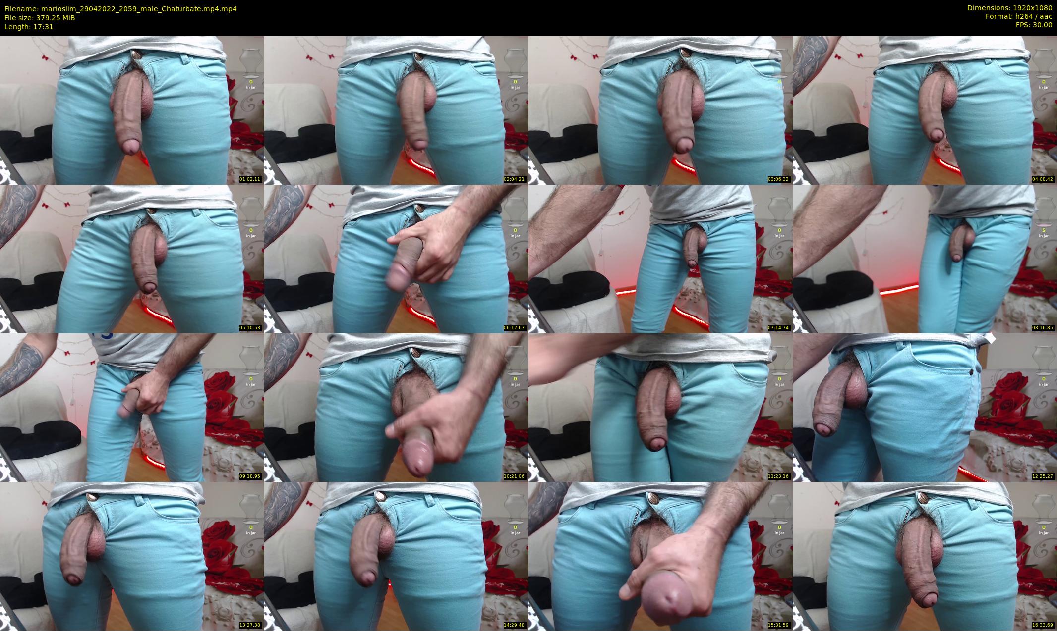 marioslim — 18 minute Chaturbate male cam show recording, 1080p, Apr 29, 2022
