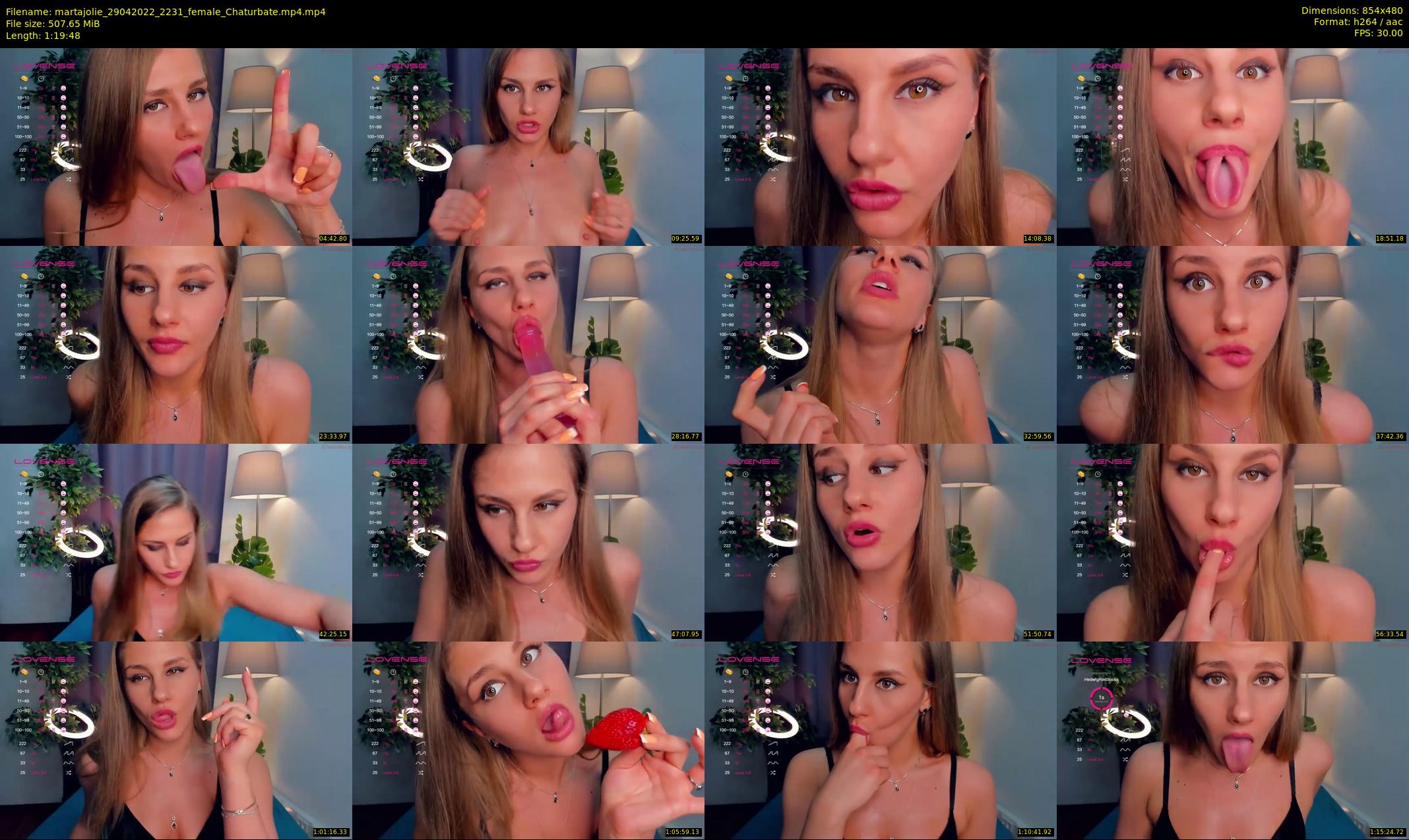 martajolie — 80 minute Chaturbate female cam show recording, 480p, Apr 29, 2022