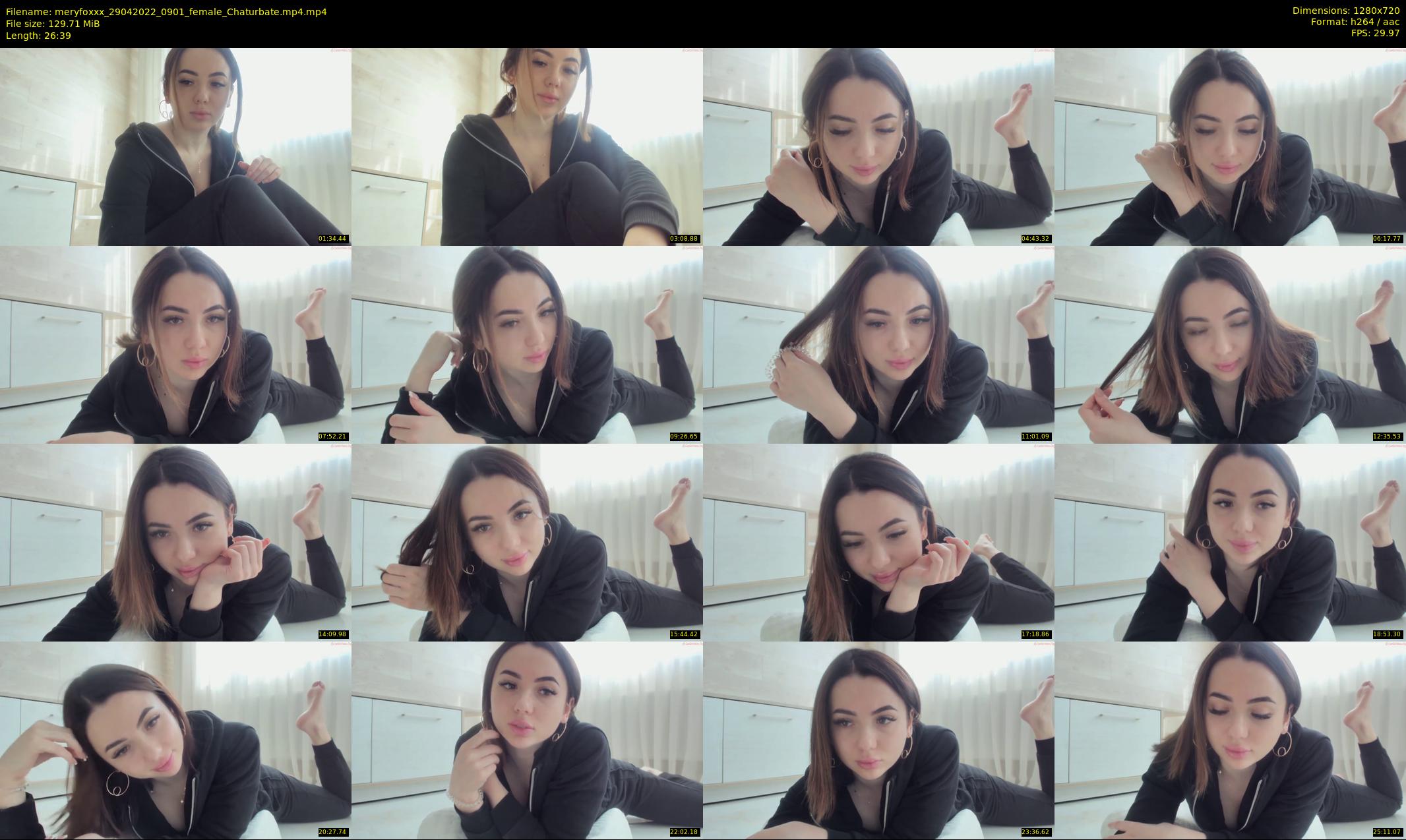 meryfoxxx — 27 minute Chaturbate female cam show recording, 720p, Apr 29, 2022