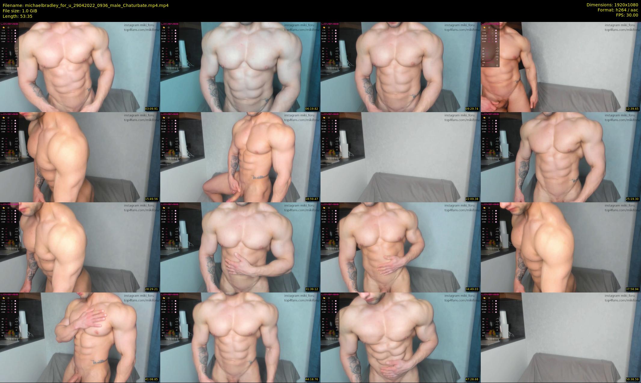 michaelbradley_for_u — 54 minute Chaturbate male cam show recording, 1080p, Apr 29, 2022