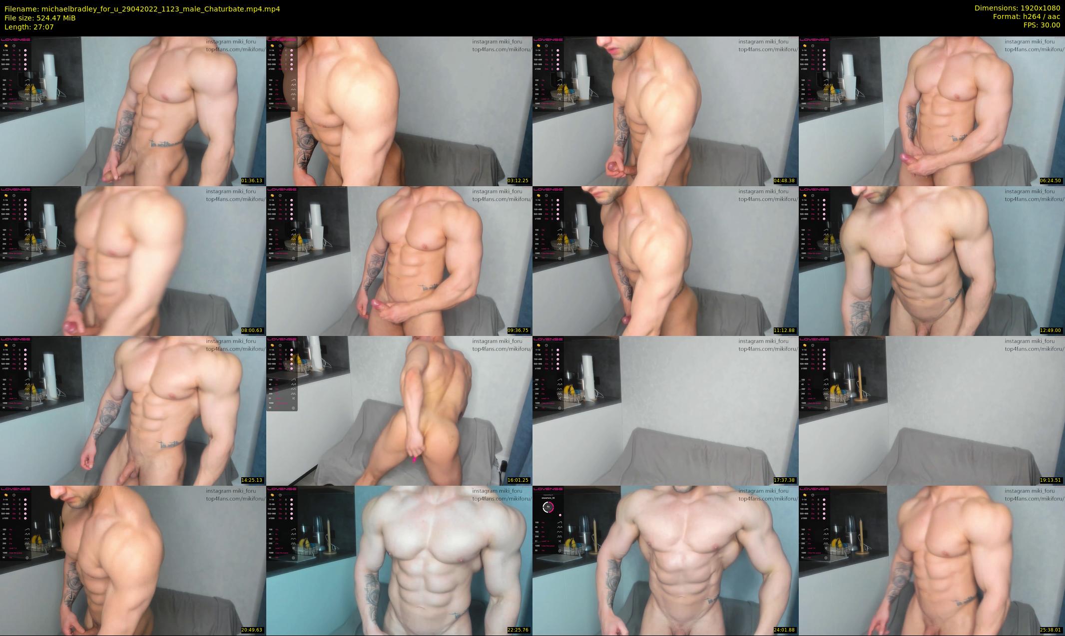 michaelbradley_for_u — 28 minute Chaturbate male cam show recording, 1080p, Apr 29, 2022