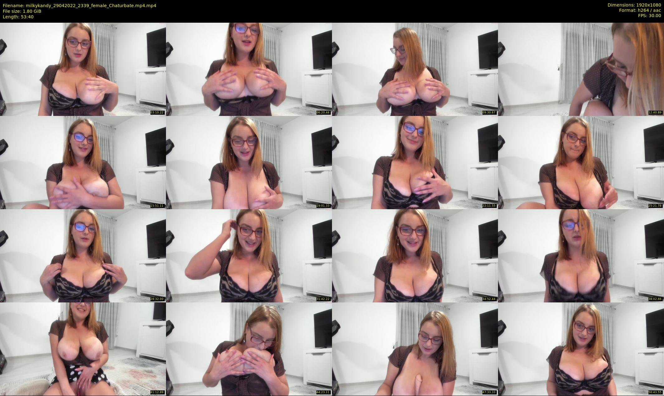 milkykandy — 54 minute Chaturbate female cam show recording, 1080p, Apr 29, 2022
