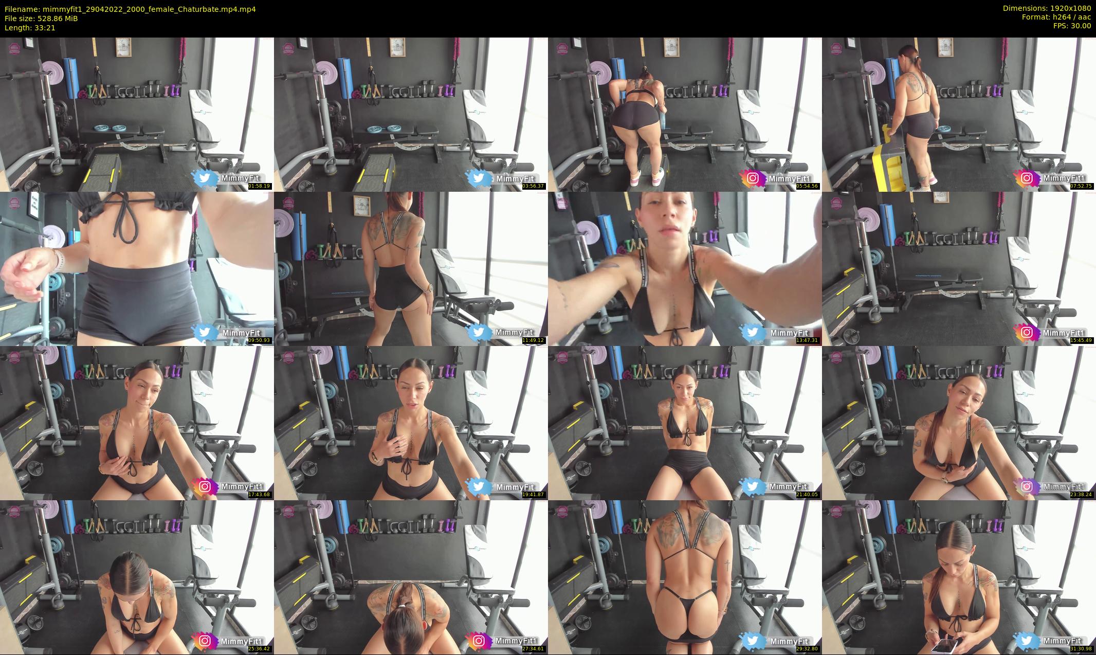 mimmyfit1 — 34 minute Chaturbate female cam show recording, 1080p, Apr 29, 2022