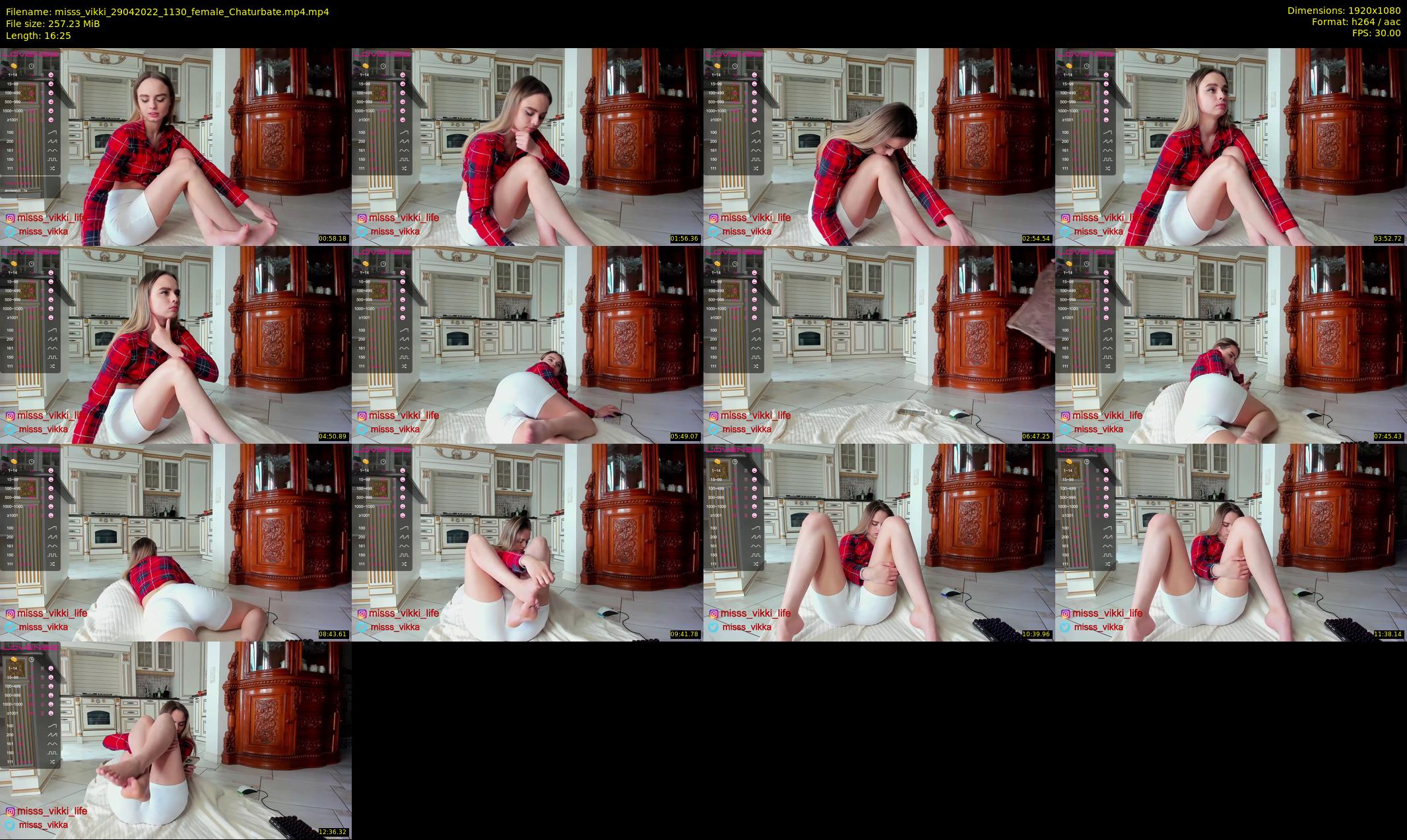 misss_vikki — 17 minute Chaturbate female cam show recording, 1080p, Apr 29, 2022
