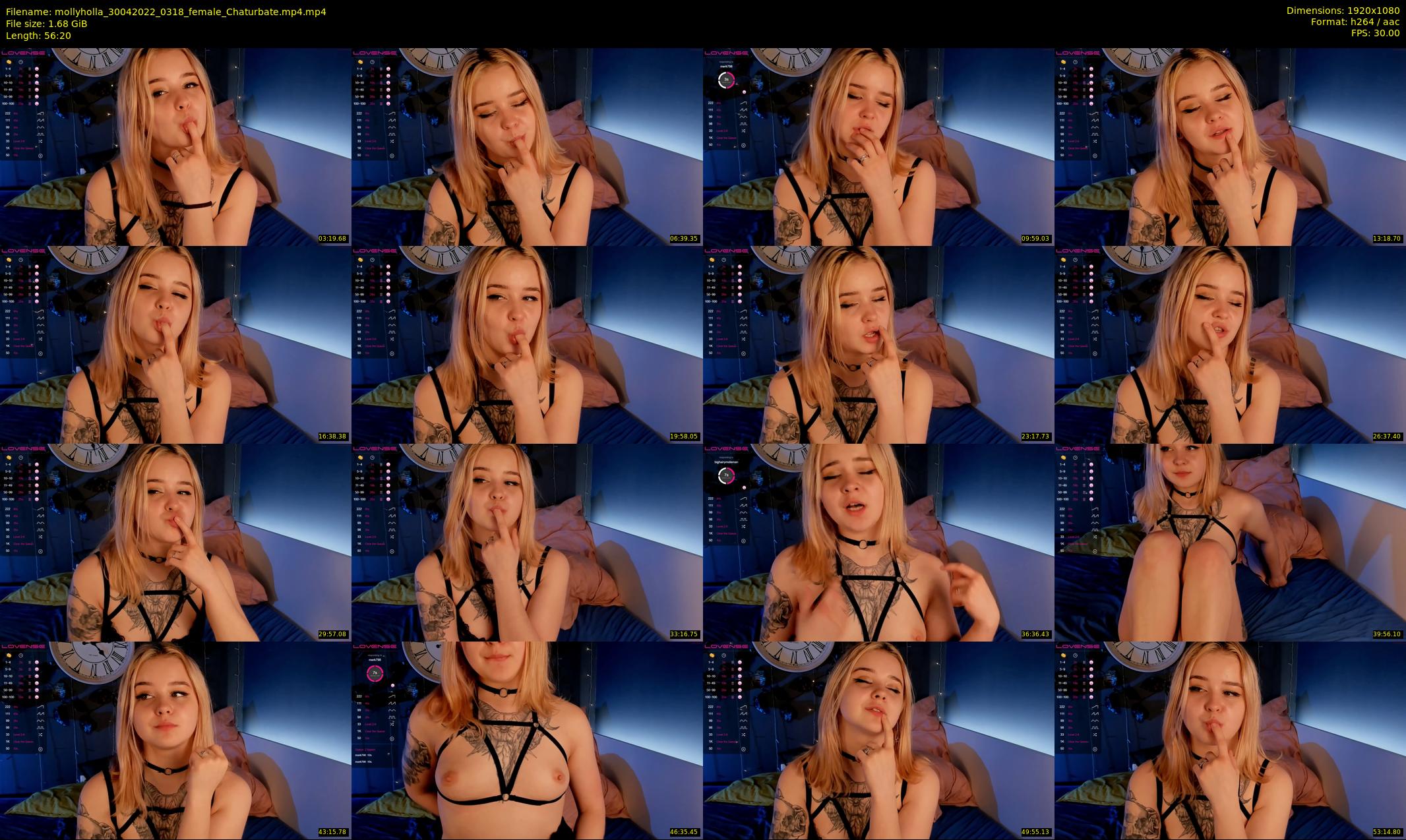 mollyholla — 57 minute Chaturbate couple cam show recording, 1080p, Apr 30, 2022