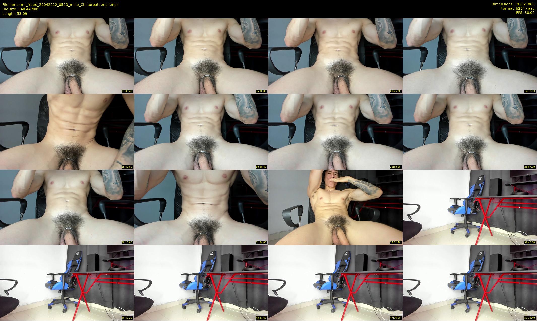 mr_freed — 54 minute Chaturbate male cam show recording, 1080p, Apr 29, 2022