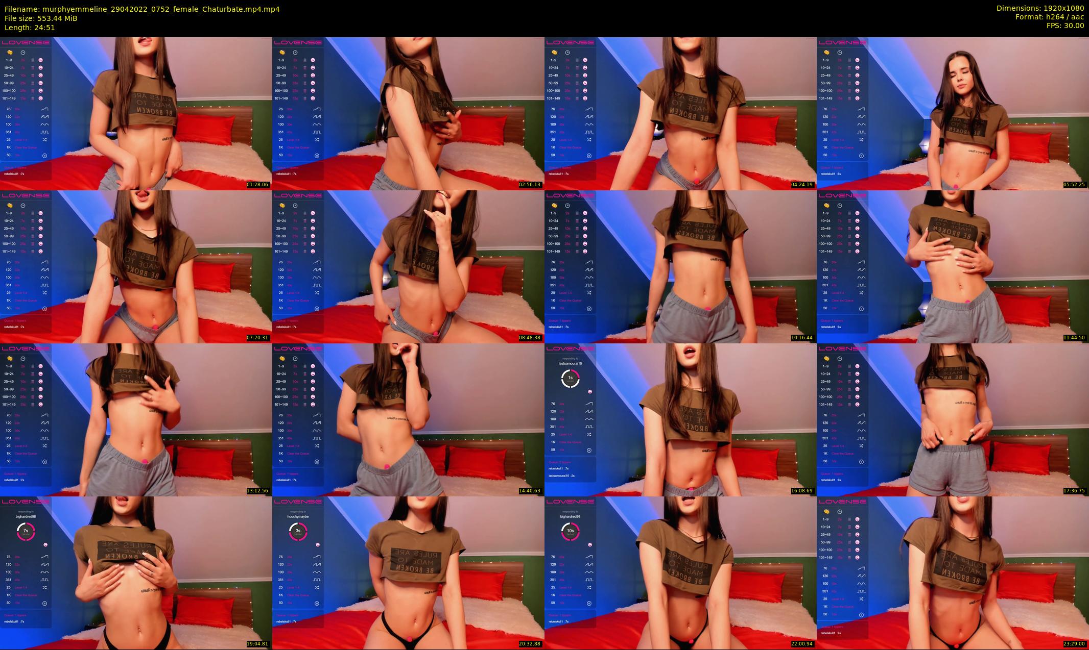 murphyemmeline — 25 minute Chaturbate female cam show recording, 1080p, Apr 29, 2022