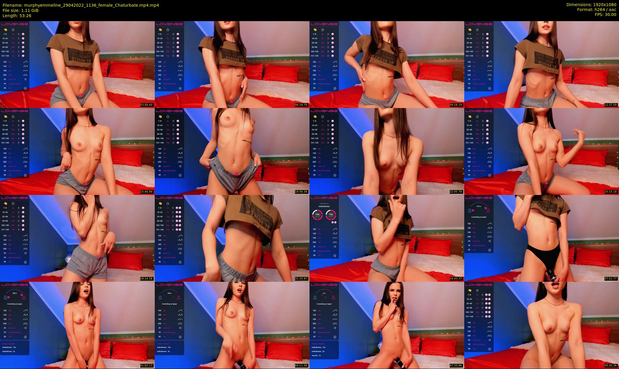 murphyemmeline — 54 minute Chaturbate female cam show recording, 1080p, Apr 29, 2022