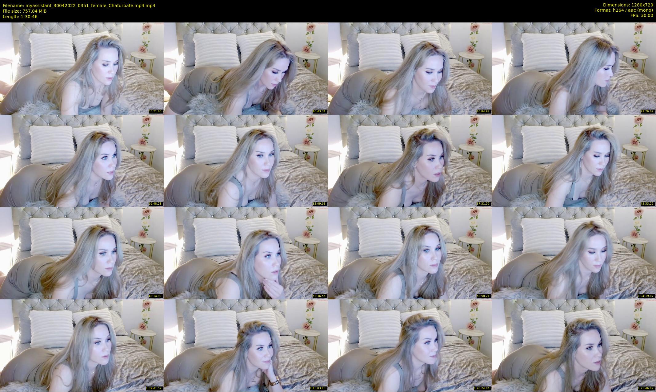 myassistant — 91 minute Chaturbate female cam show recording, 720p, Apr 30, 2022