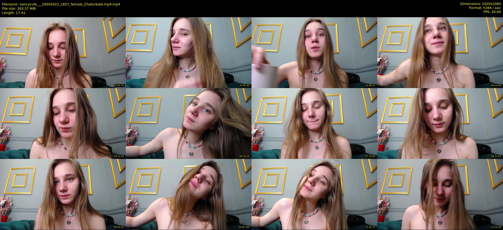 nancycute__ — 18 minute Chaturbate female cam show recording, 1080p, Apr 29, 2022