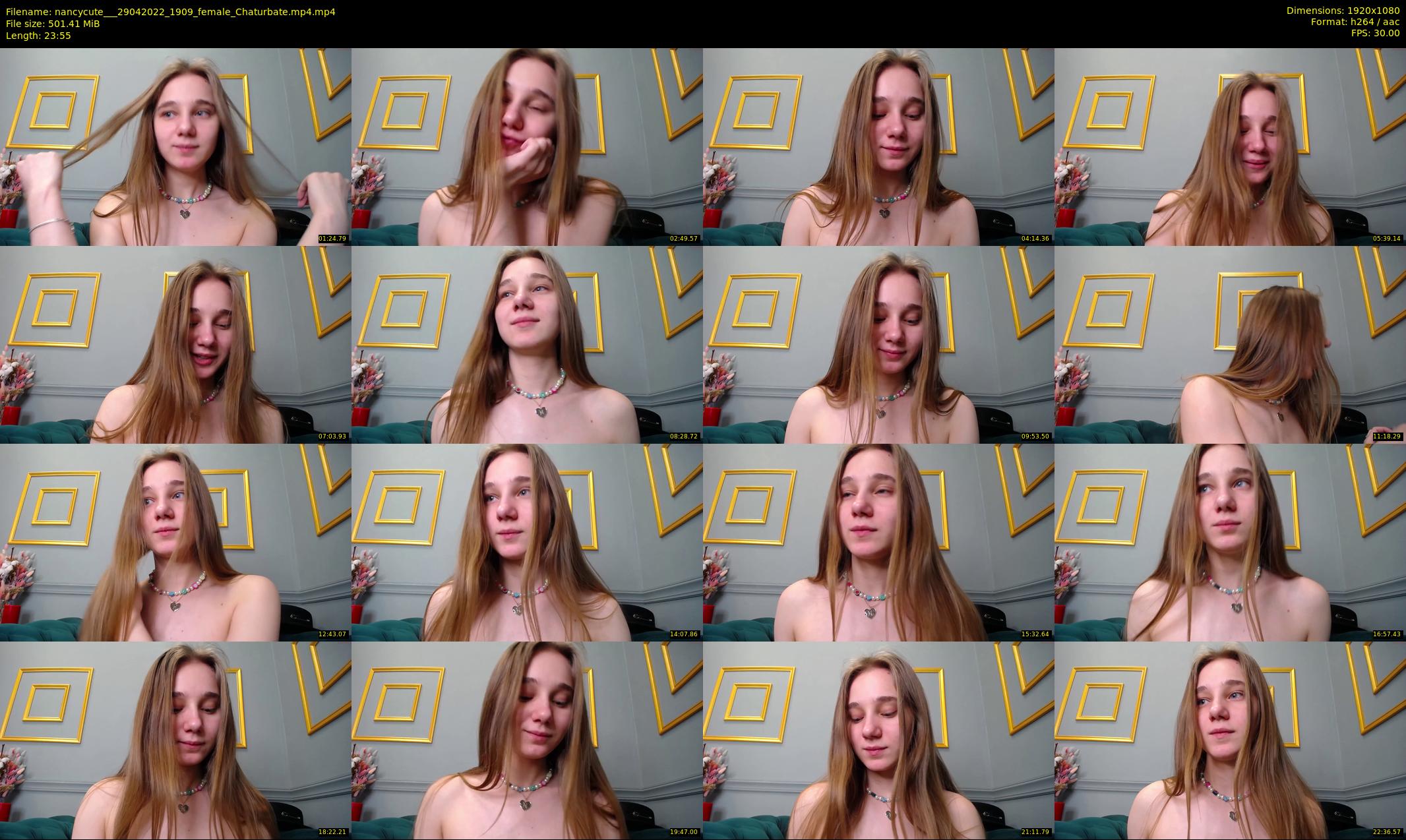 nancycute__ — 24 minute Chaturbate female cam show recording, 1080p, Apr 29, 2022