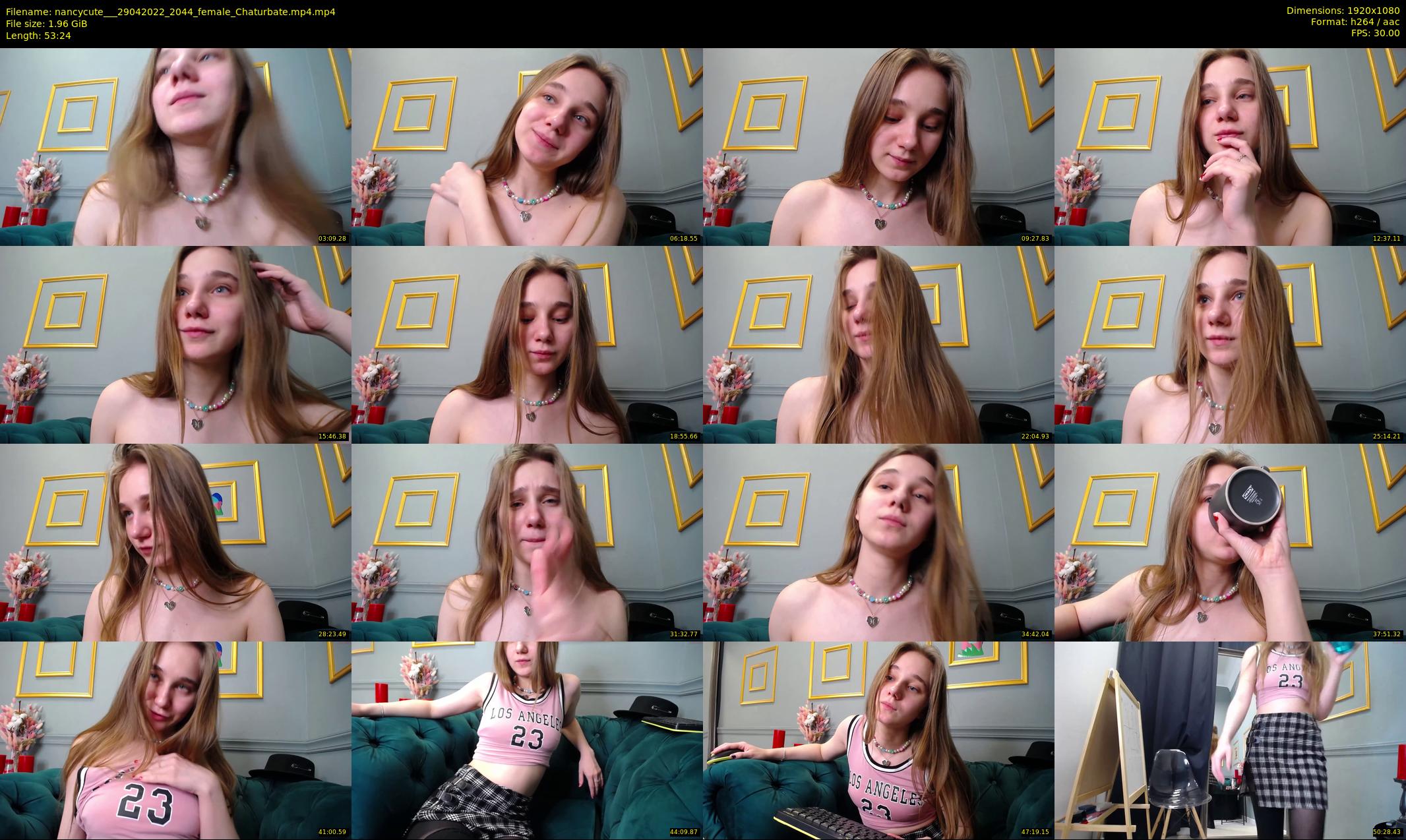 nancycute__ — 54 minute Chaturbate female cam show recording, 1080p, Apr 29, 2022
