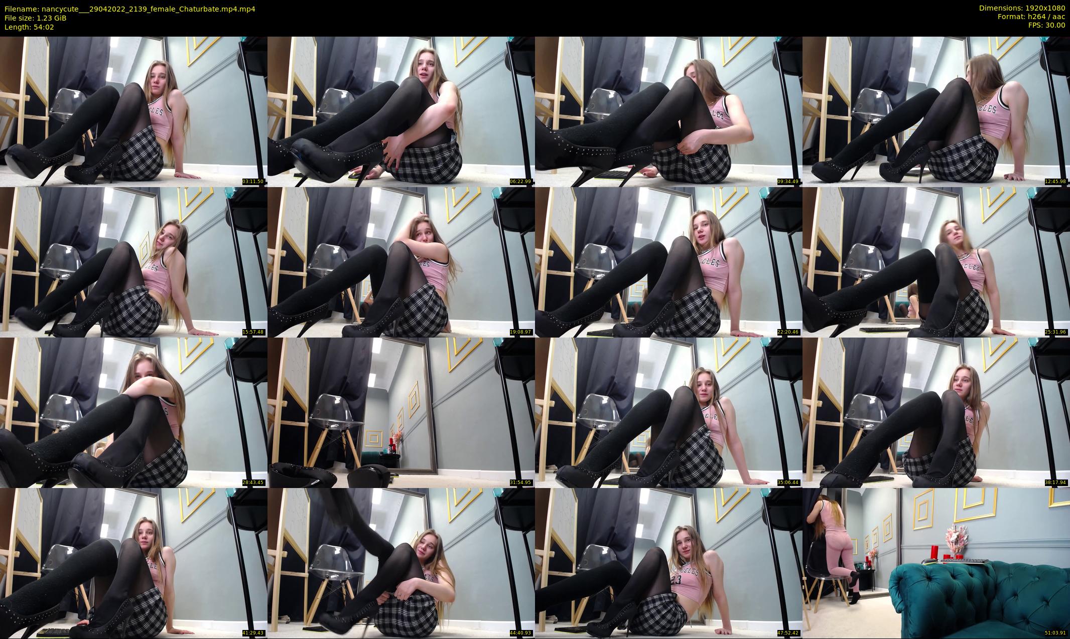 nancycute__ — 55 minute Chaturbate female cam show recording, 1080p, Apr 29, 2022