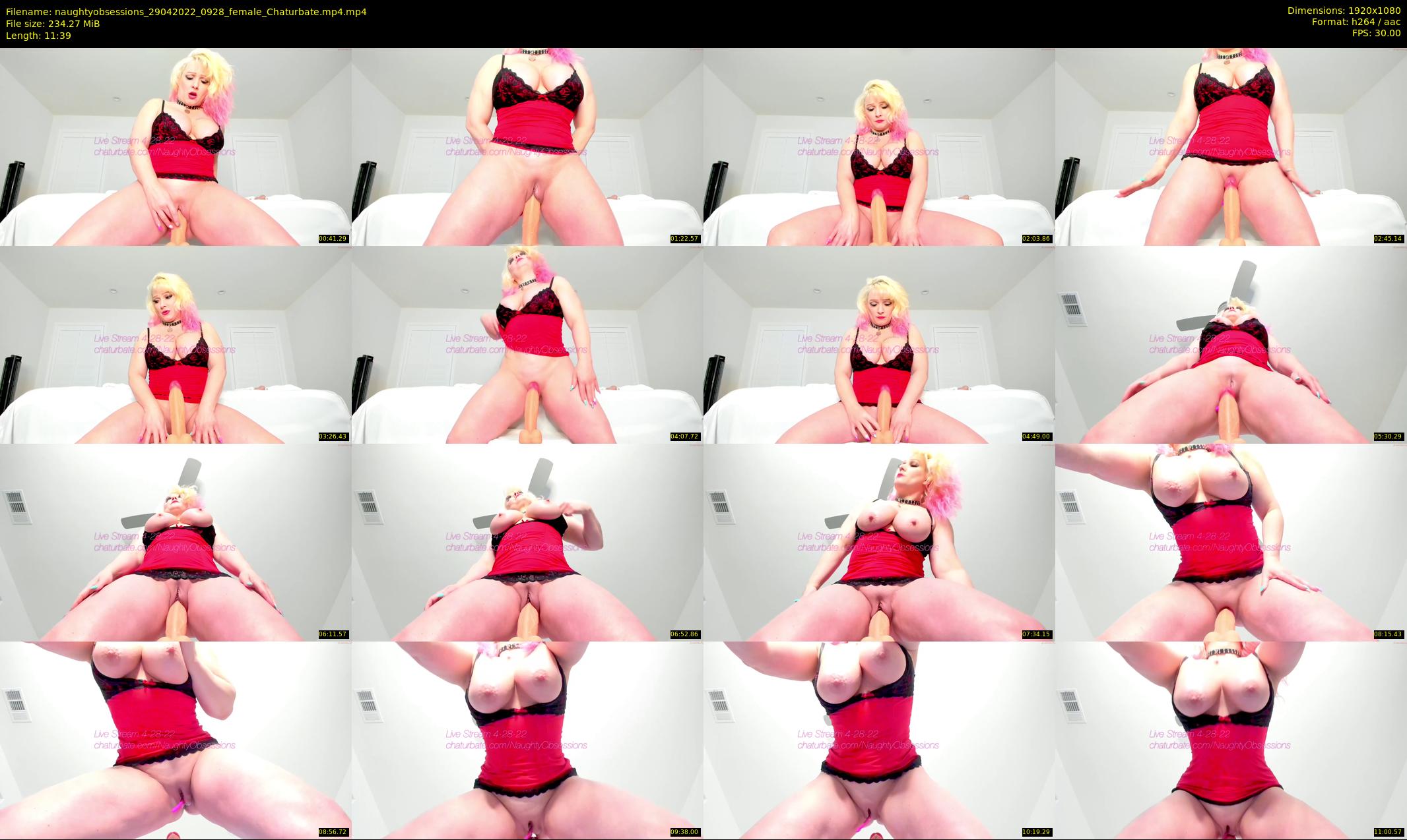 naughtyobsessions — 12 minute Chaturbate female cam show recording, 1080p, Apr 29, 2022