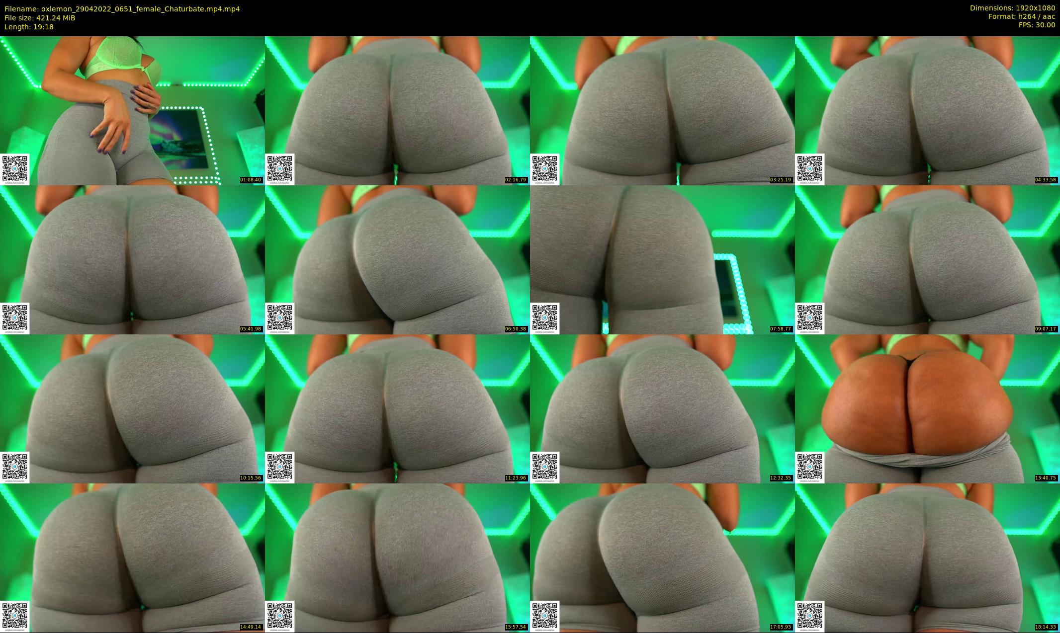 oxlemon — 20 minute Chaturbate female cam show recording, 1080p, Apr 29, 2022