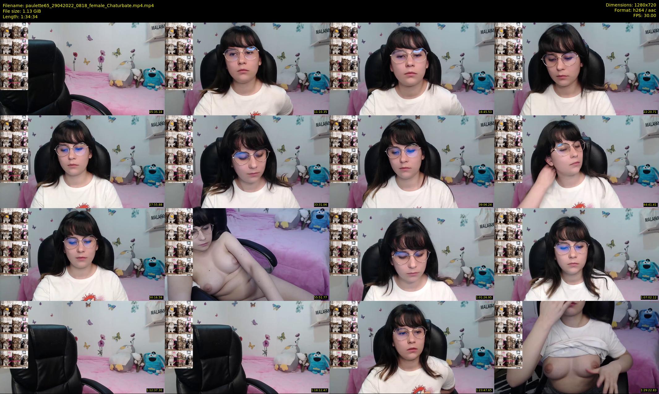 paulette65 — 95 minute Chaturbate female cam show recording, 720p, Apr 29, 2022