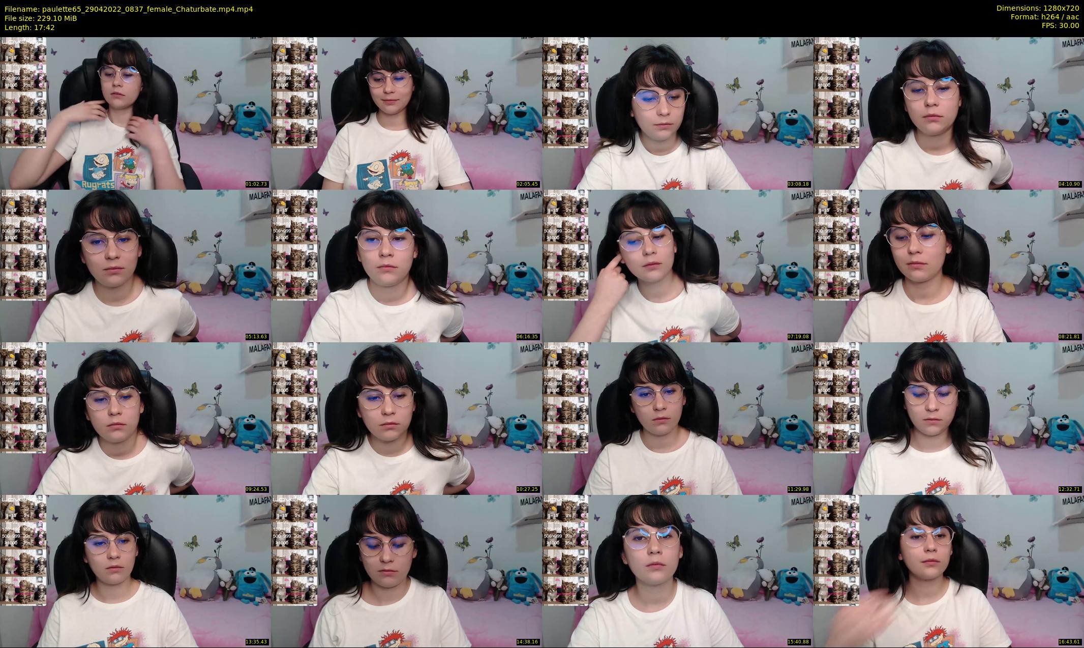 paulette65 — 18 minute Chaturbate female cam show recording, 720p, Apr 29, 2022