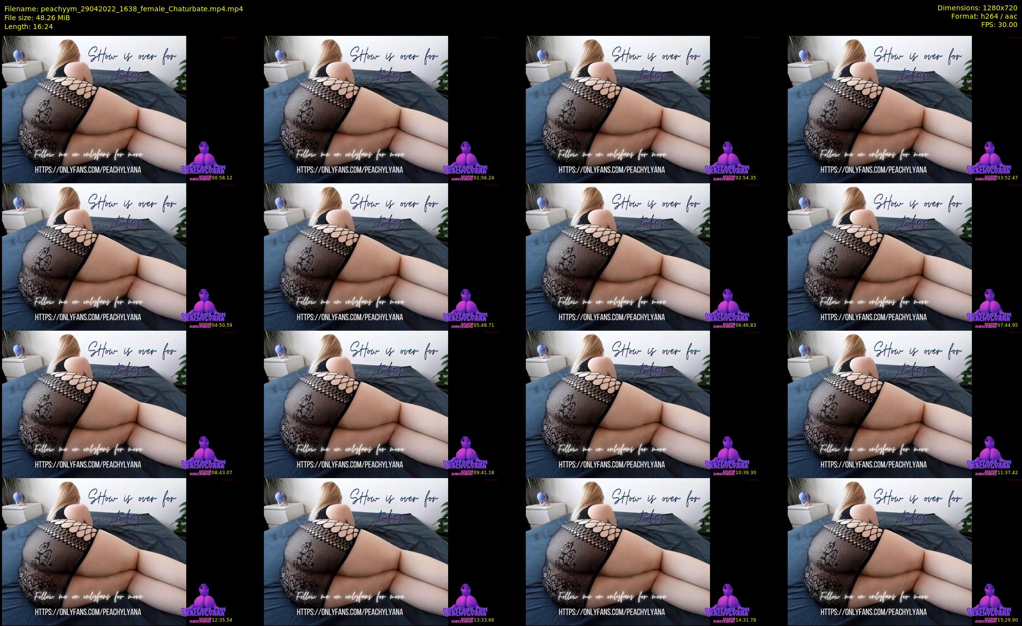 peachyym — 17 minute Chaturbate female cam show recording, 720p, Apr 29, 2022