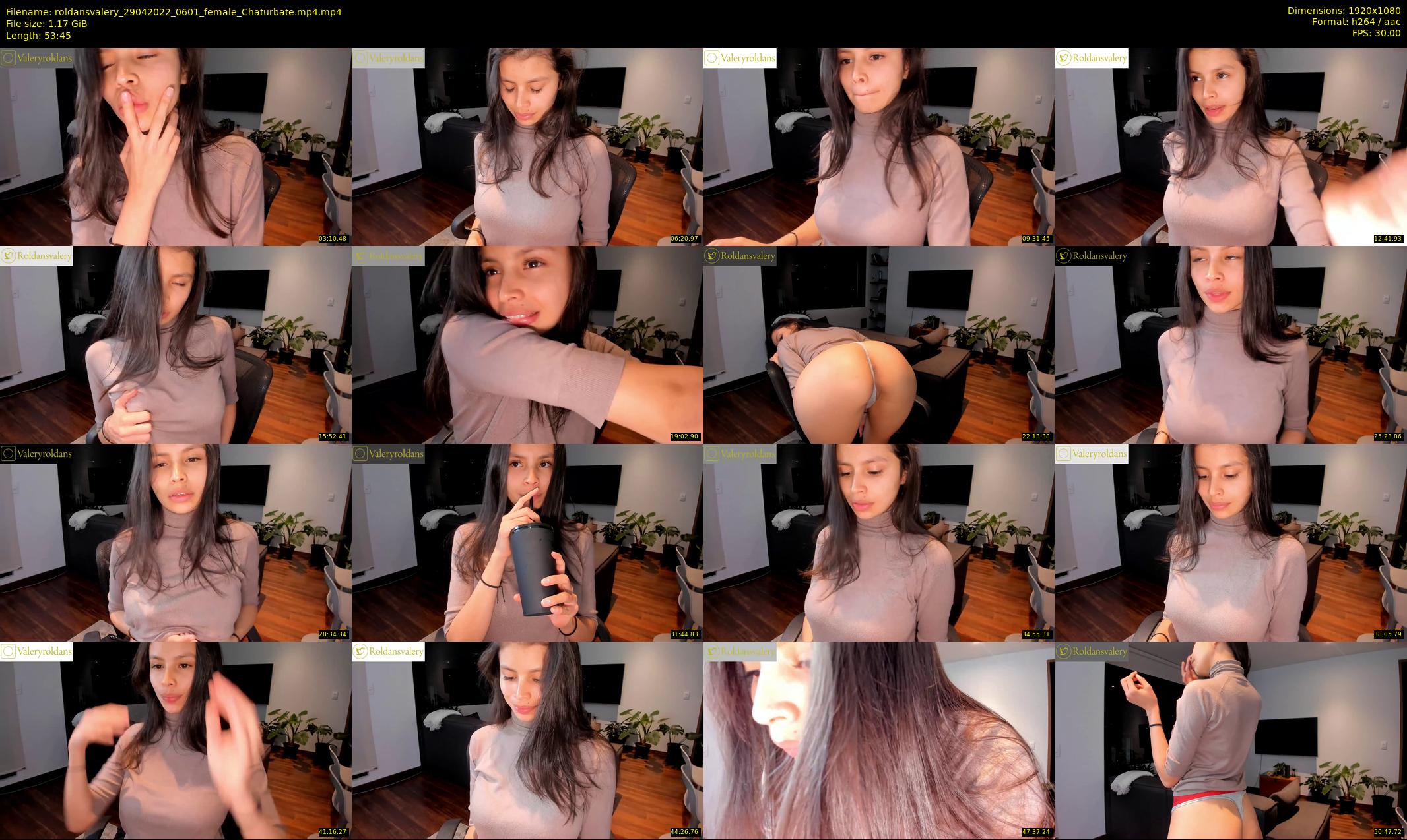 roldansvalery — 54 minute Chaturbate female cam show recording, 1080p, Apr 29, 2022