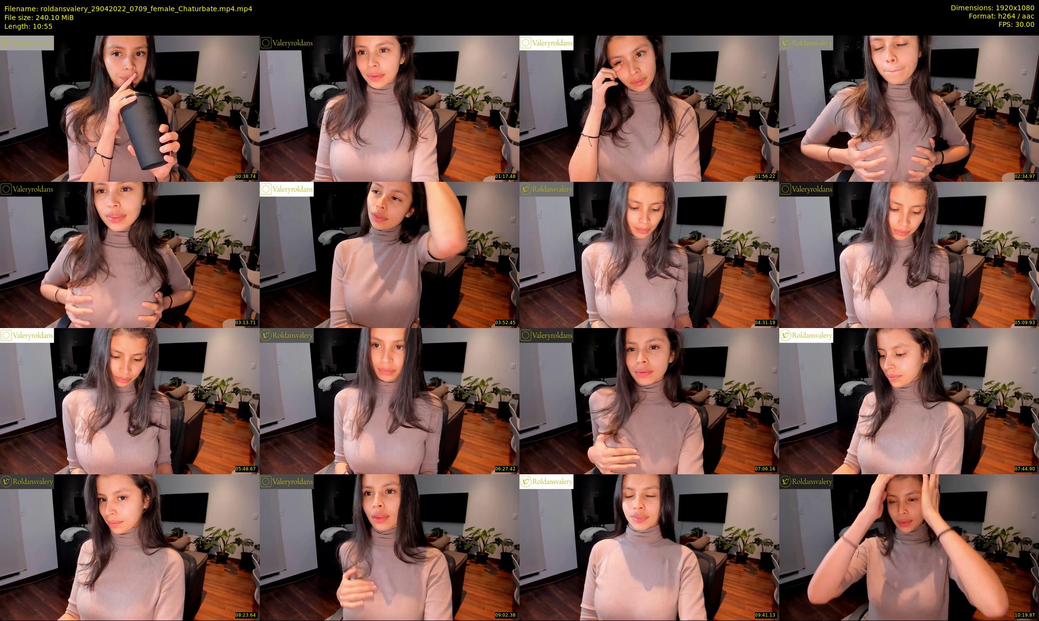 roldansvalery — 11 minute Chaturbate female cam show recording, 1080p, Apr 29, 2022