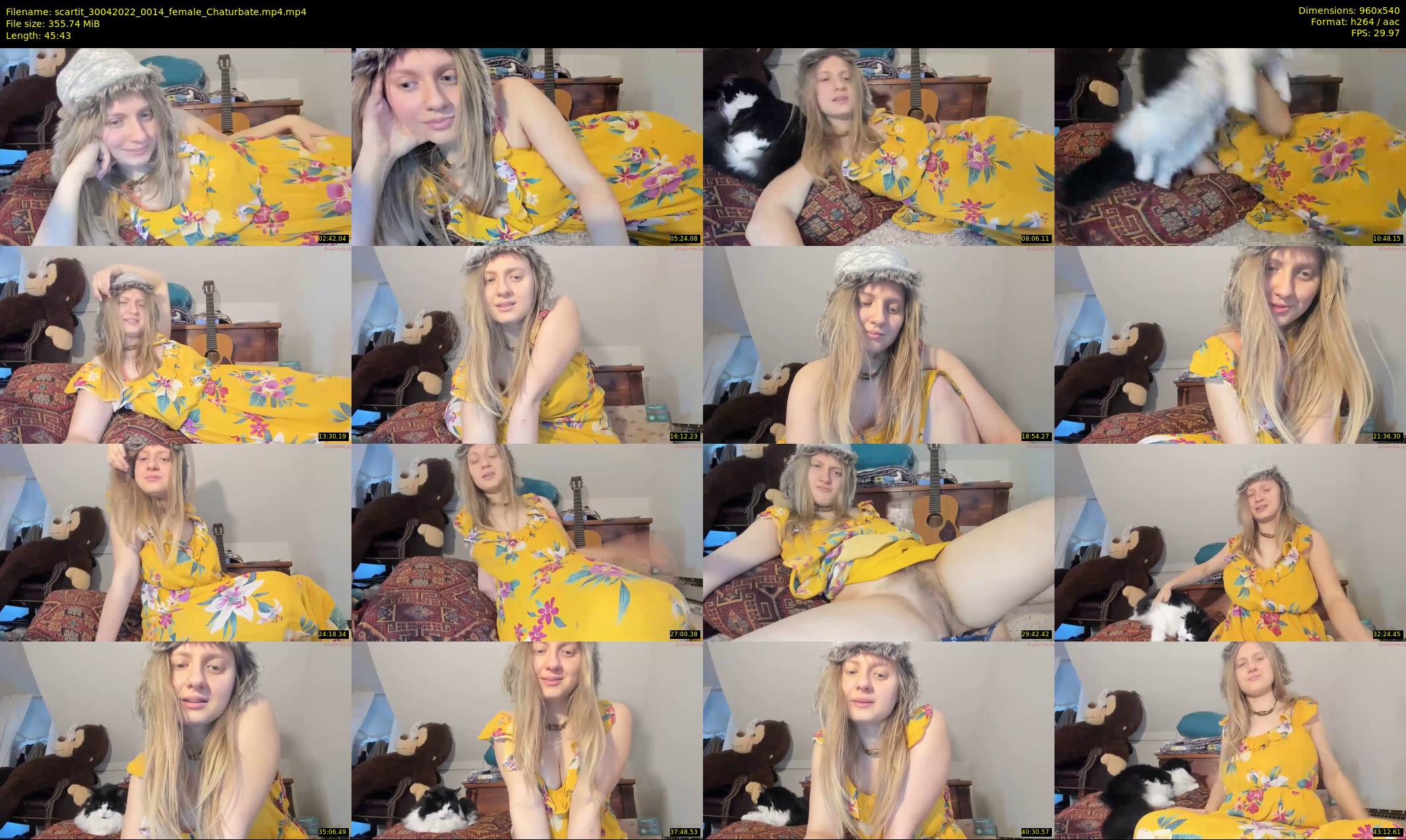 scartit — 46 minute Chaturbate female cam show recording, 480p, Apr 30, 2022