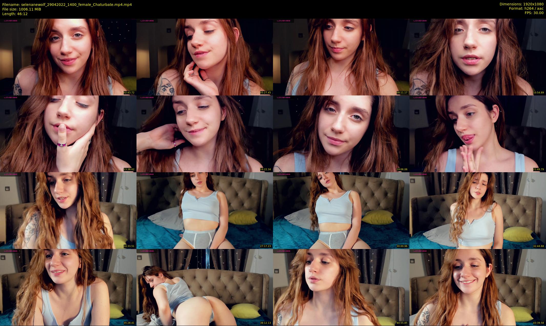 selenanewolf — 47 minute Chaturbate couple cam show recording, 1080p, Apr 29, 2022