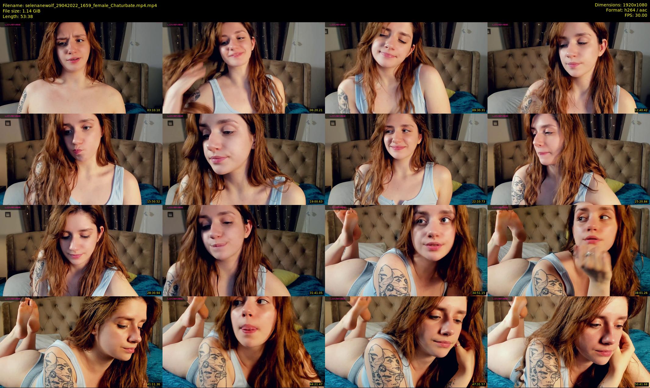 selenanewolf — 54 minute Chaturbate couple cam show recording, 1080p, Apr 29, 2022