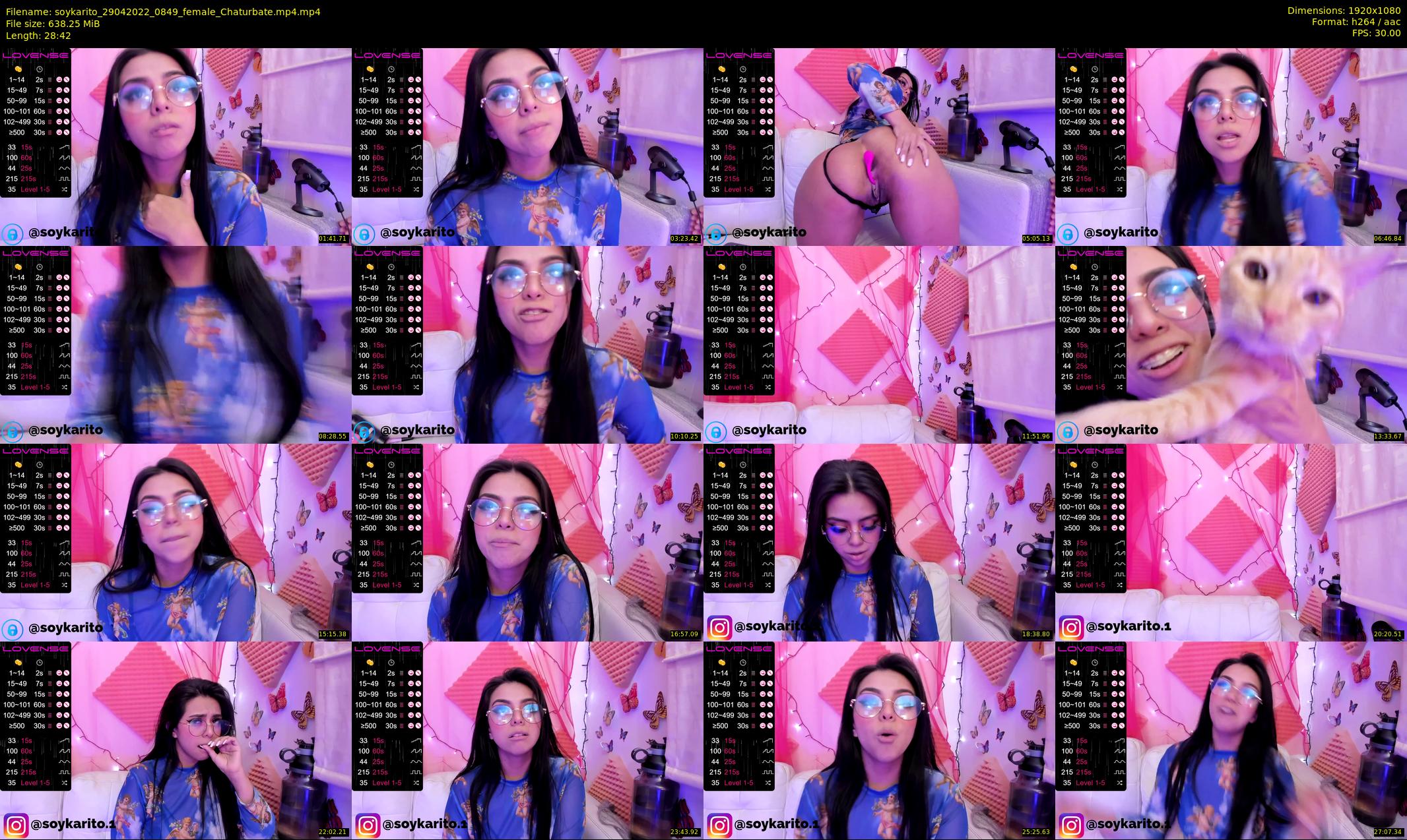 soykarito — 29 minute Chaturbate female cam show recording, 1080p, Apr 29, 2022