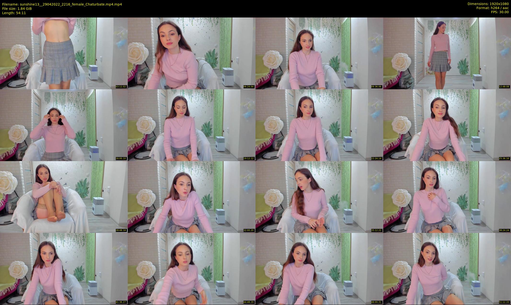 sunshine13_ — 55 minute Chaturbate female cam show recording, 1080p, Apr 29, 2022