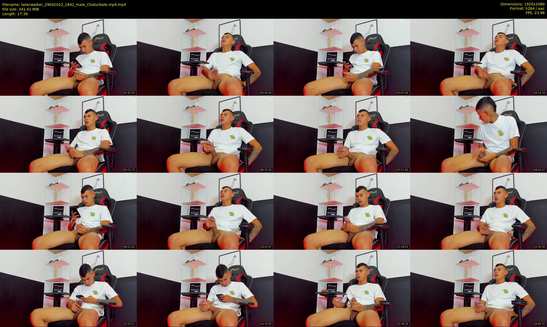 tatanwalker — 18 minute Chaturbate male cam show recording, 1080p, Apr 29, 2022